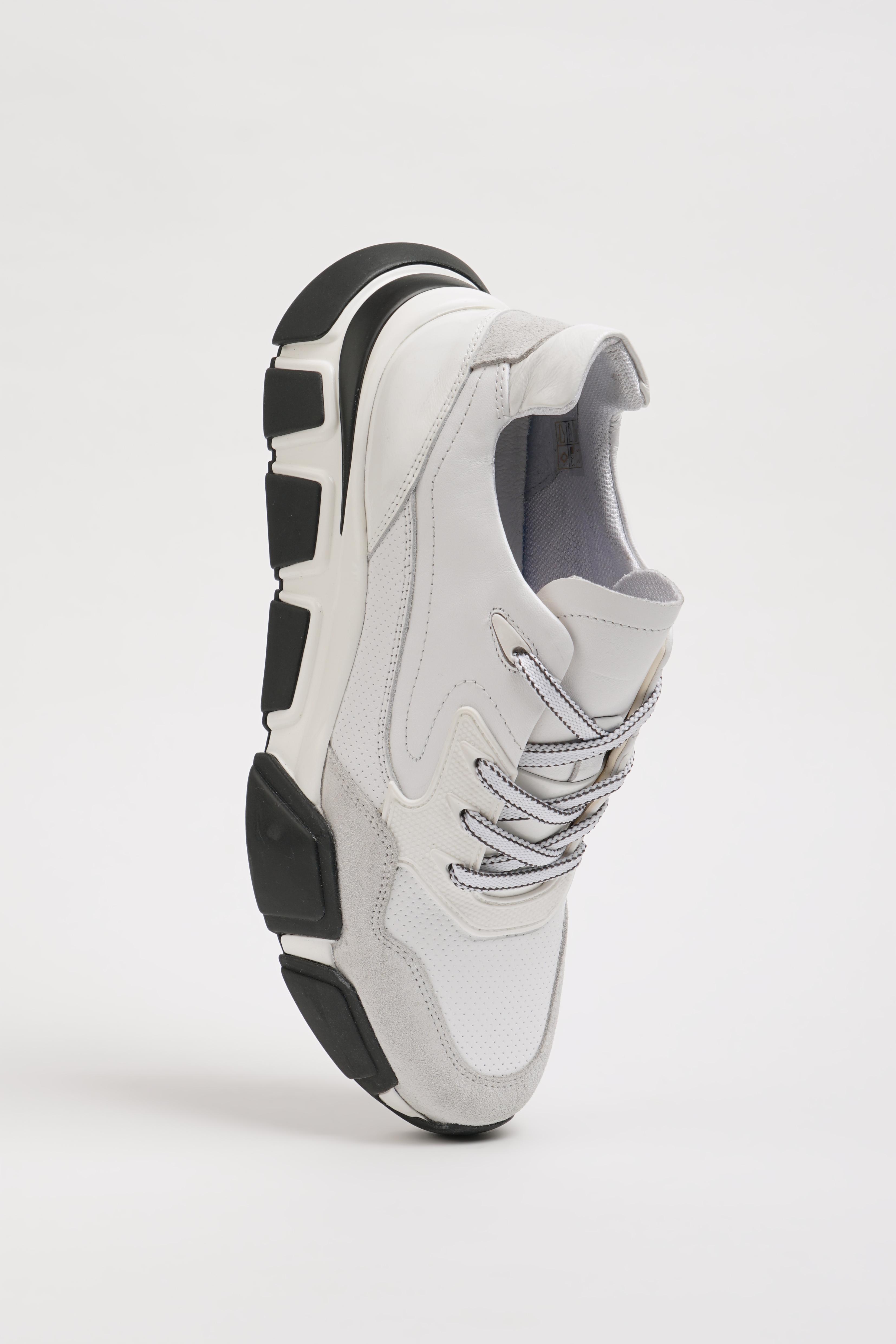 Diamond Model İthal Taban Hakiki  Kombinasyonlu Deri Sneaker Ayakkabı
