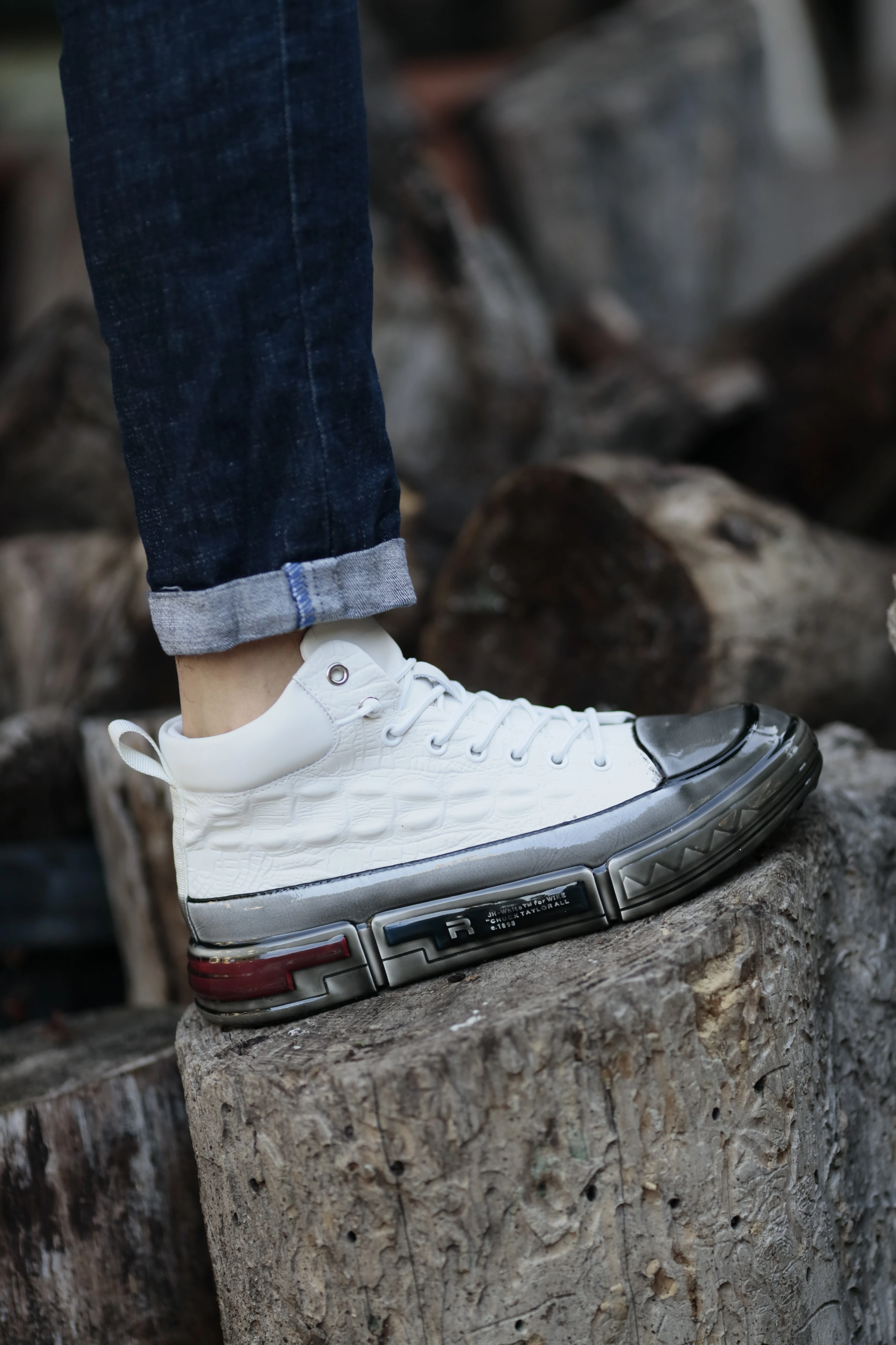 Brendon V2 Model Özel Jel Taban Kombinasyonlu Deri Bot