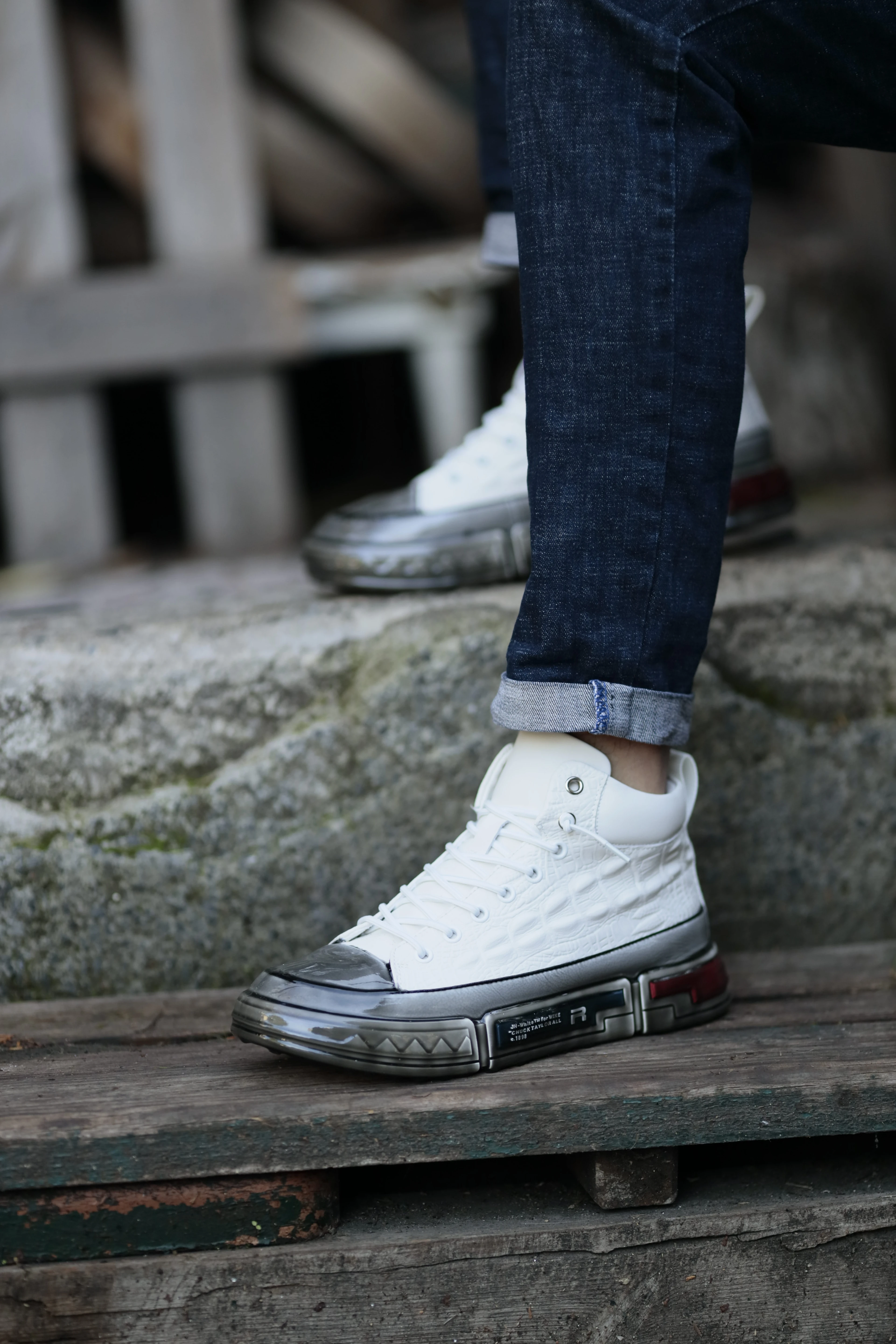 Brendon V2 Model Özel Jel Taban Kombinasyonlu Deri Bot