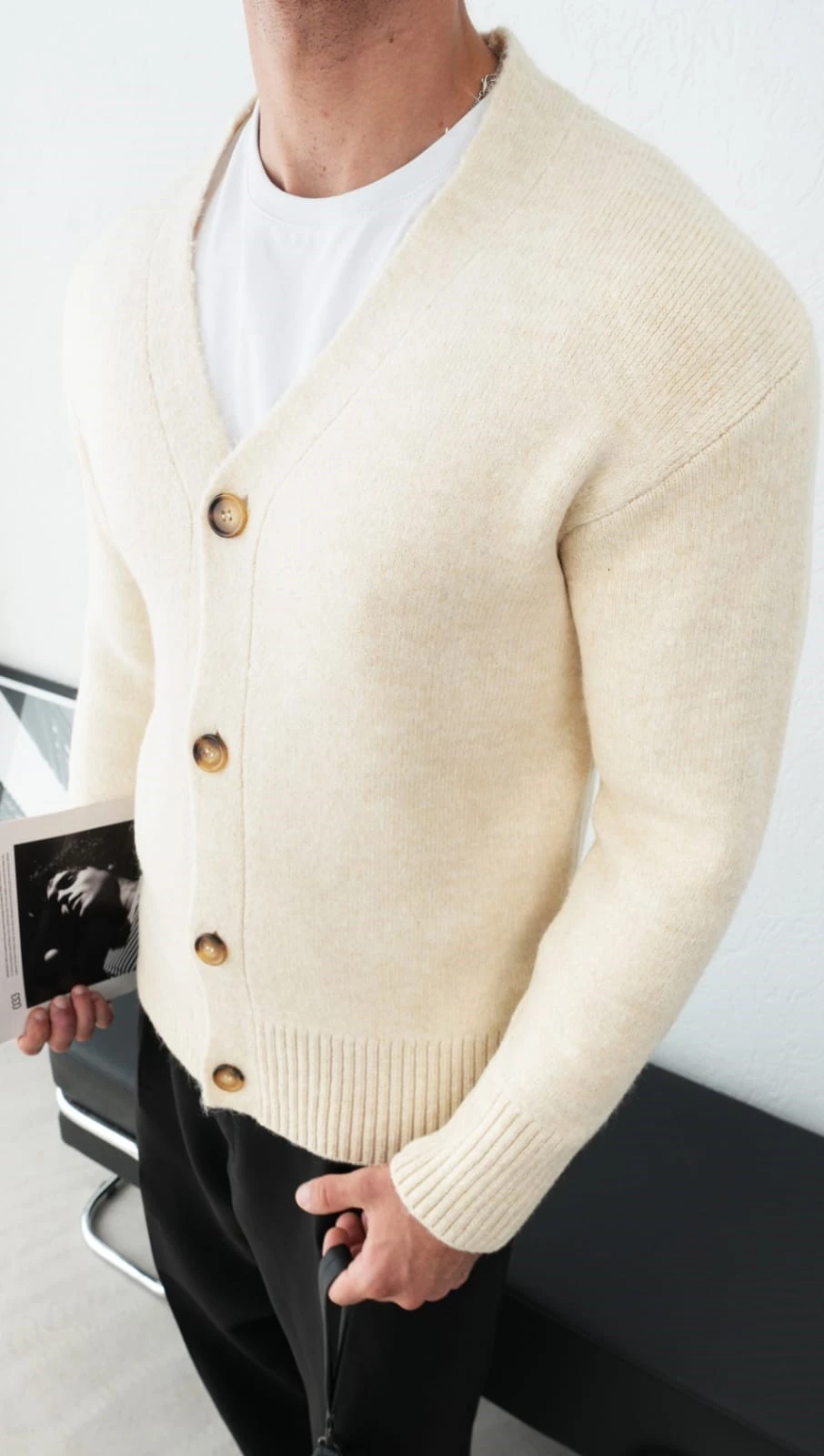 Over Model Yün Triko - BEJ