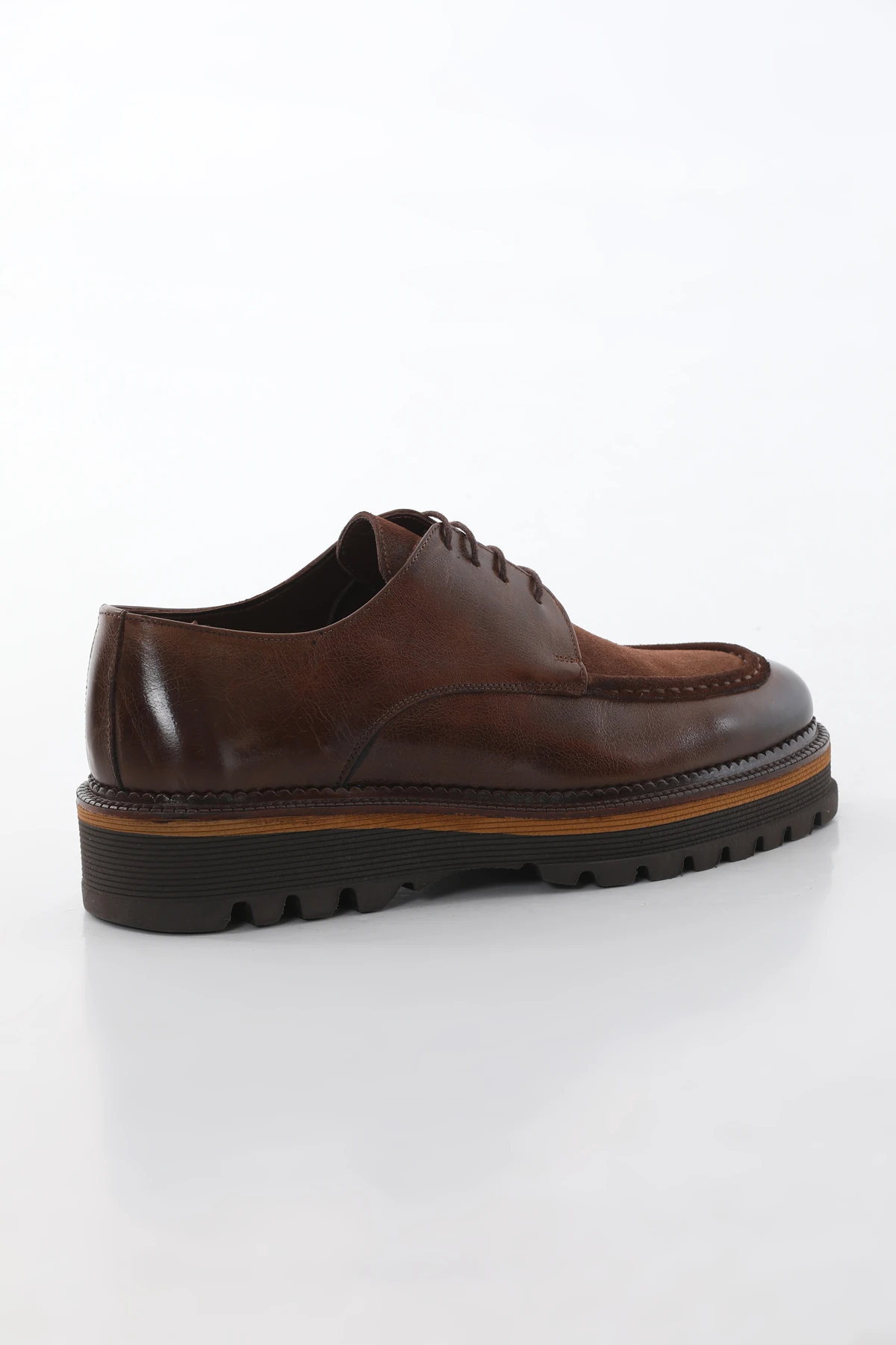 Secret Model Hakiki Natural Deri Özel Sarma Taban Casual Ayakkabı