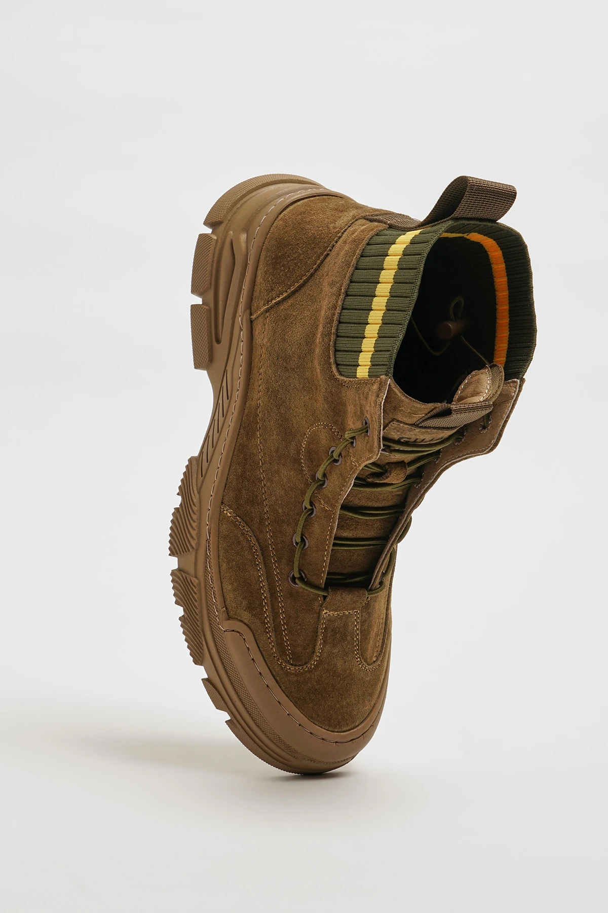 Madrid Model Kombinasyonlu Deri İthal Taban Bot - TABA