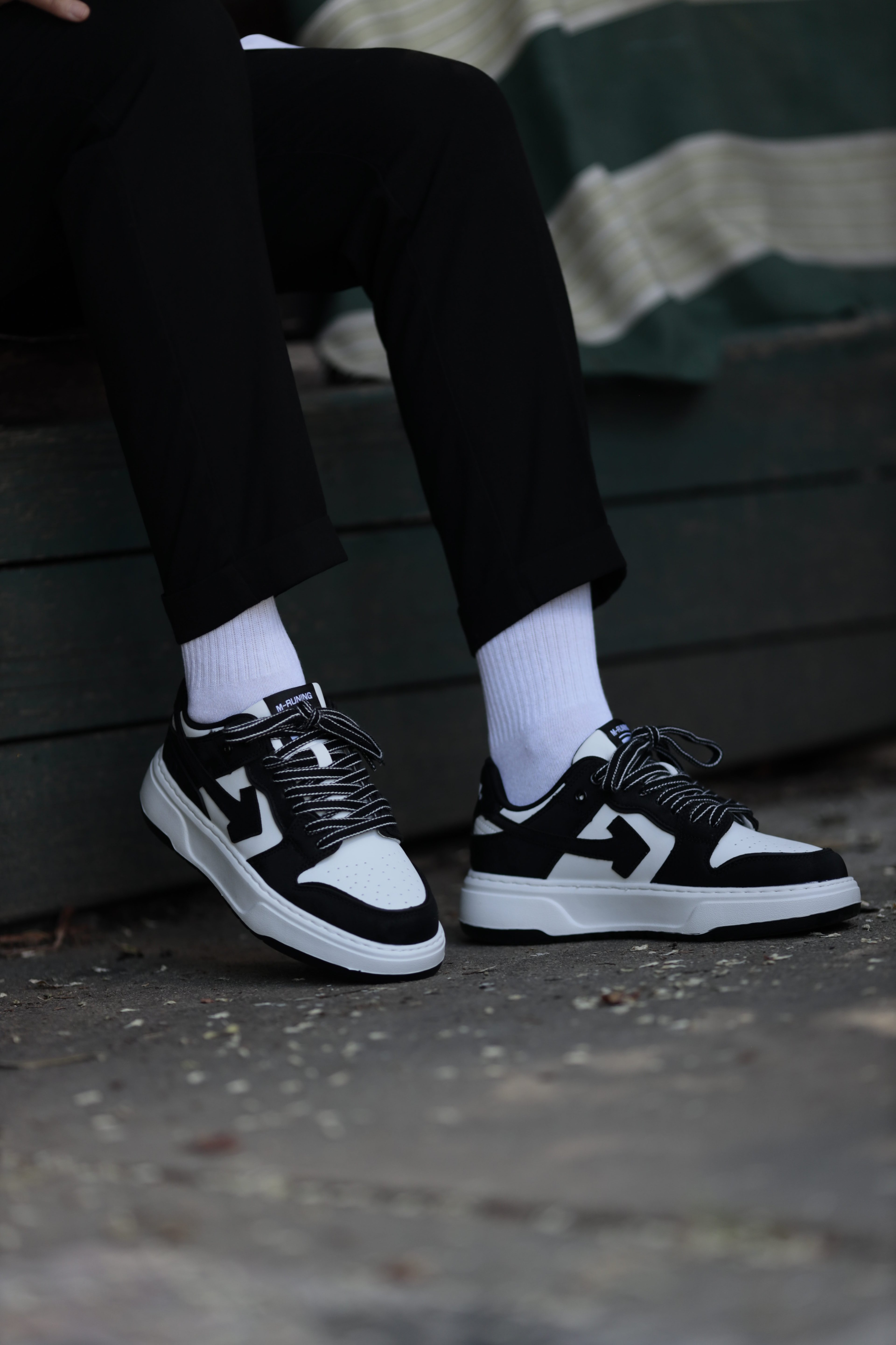 Connor Model Kombinasyonlu Deri İthal Taban Sneaker Ayakkabı