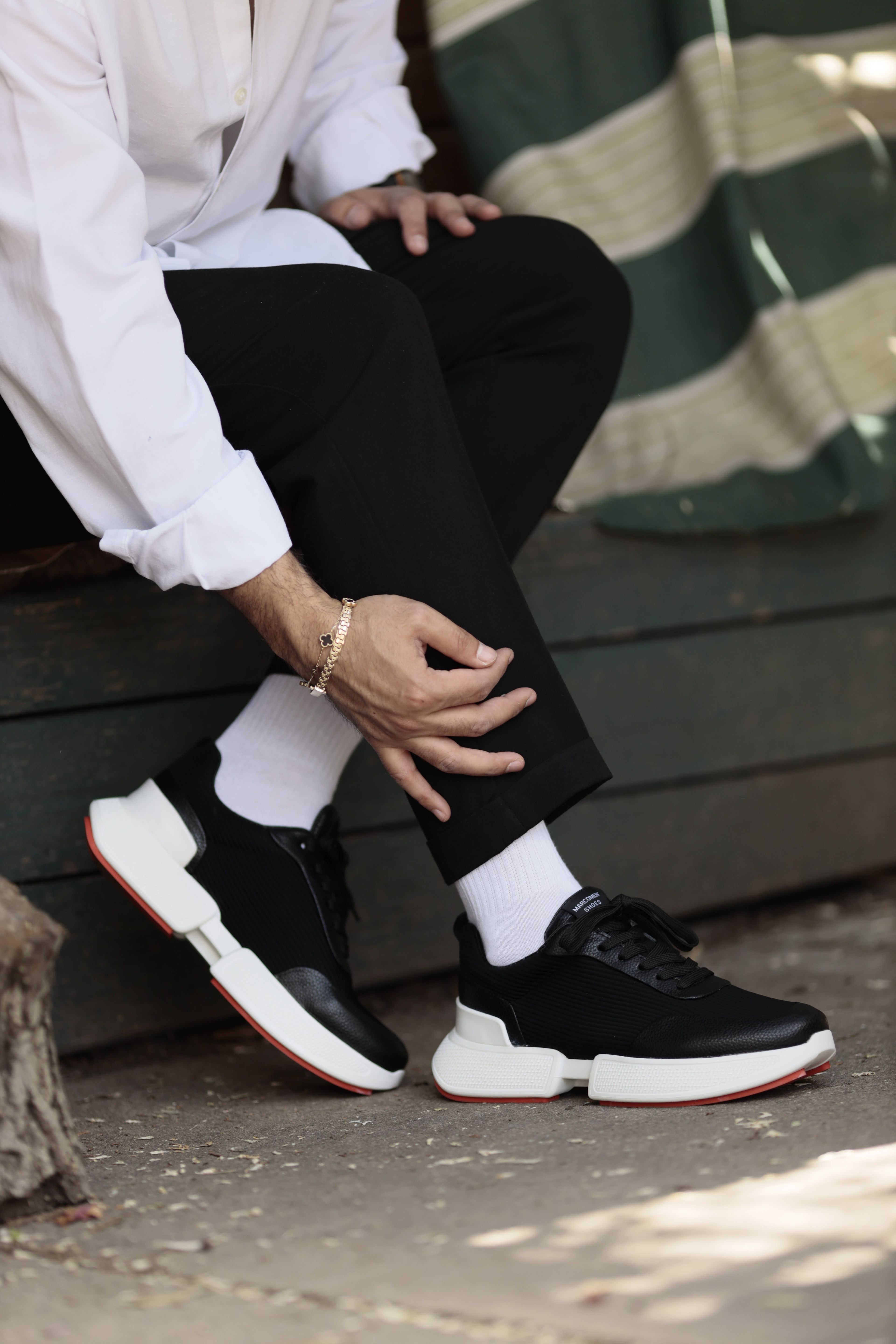 Valery Model Hakiki Kombinasyonlu Deri İthal Taban Sneaker Ayakkabı