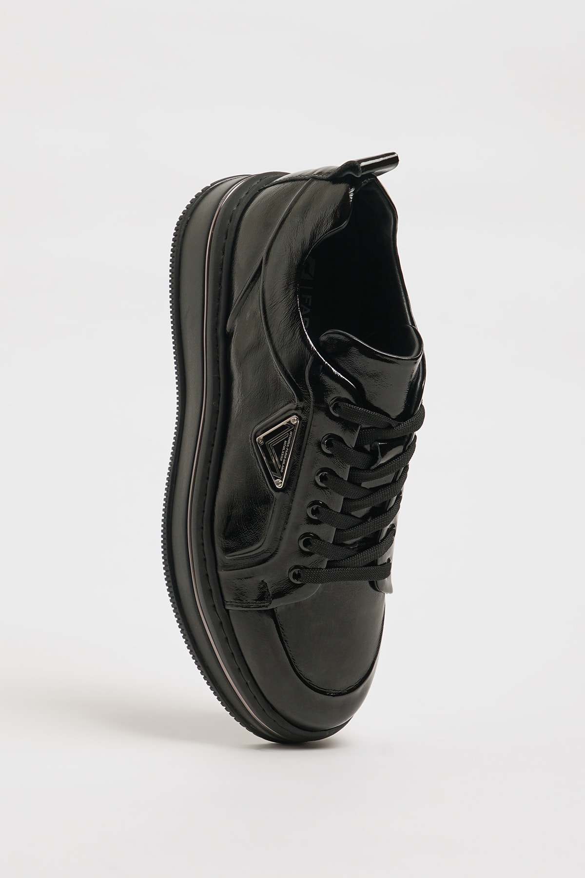 Samuel Model İthal Taban Hakiki Deri Sneaker Ayakkabı - SİYAH