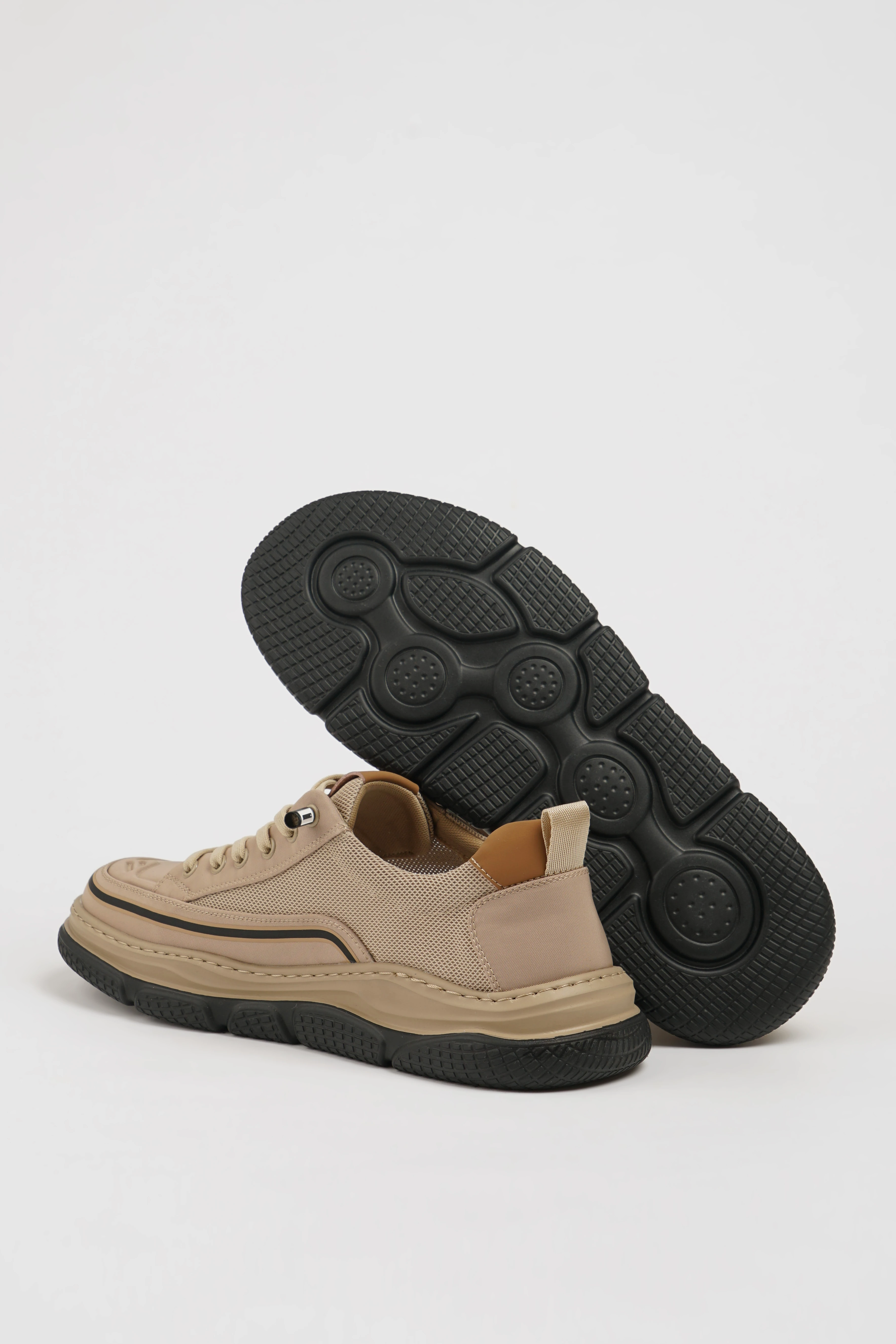 Graw Model İthal Taban Natural Deri Sneaker Ayakkabı