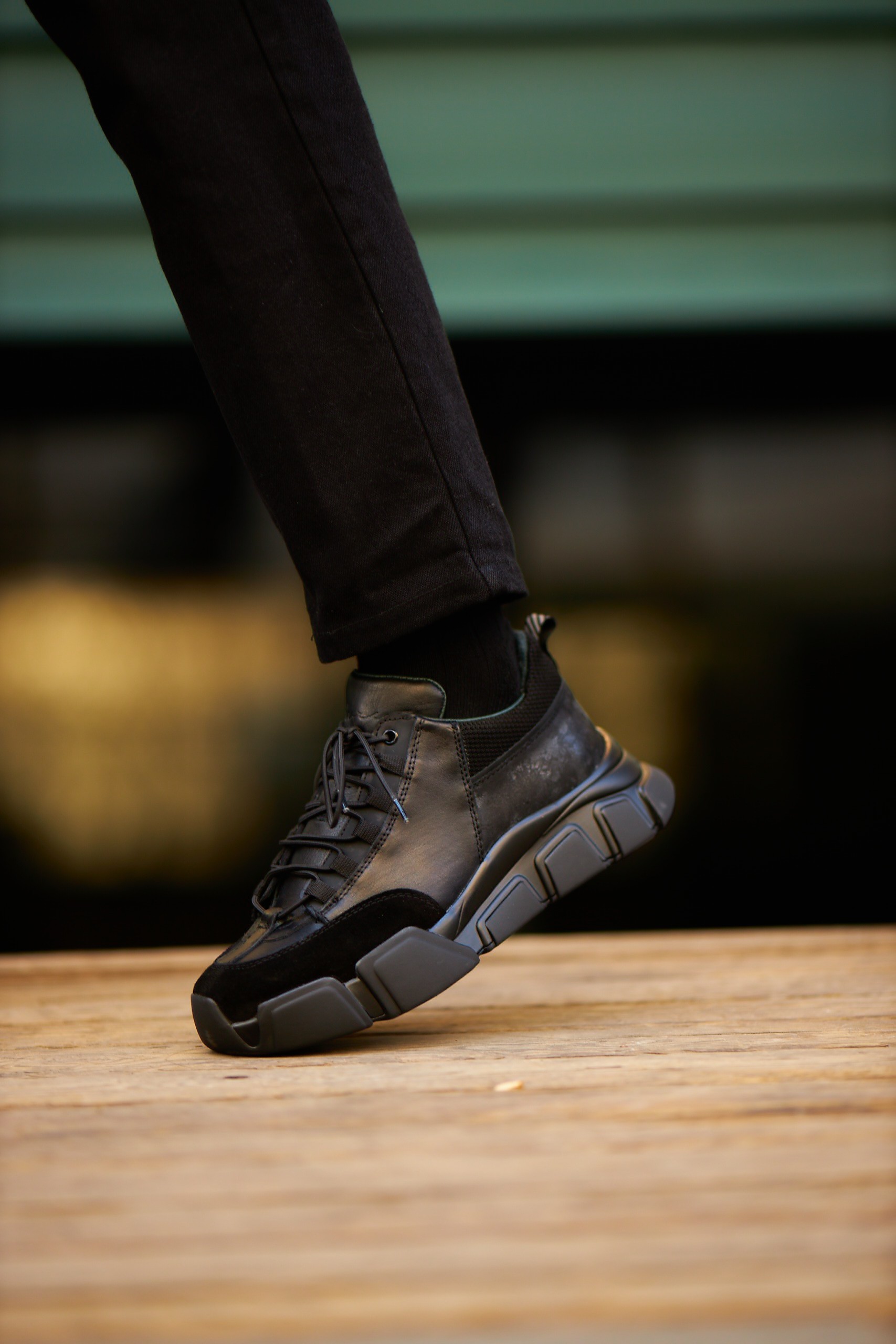 Diamond V3 Model Hakiki Natural Deri Sneaker