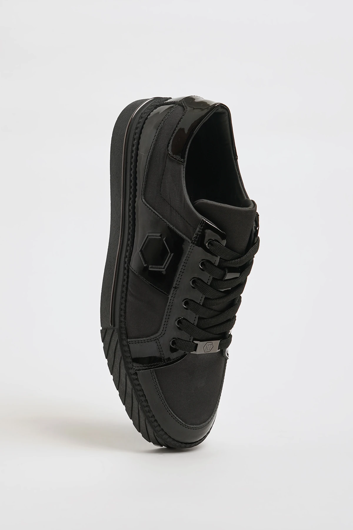 Kanada Model Kombinasyonlu Deri İthal Taban Sneaker Ayakkabı