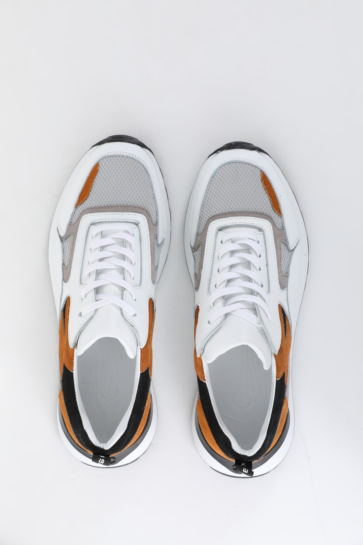 Eva Sole Combination Leather Sneaker Shoes