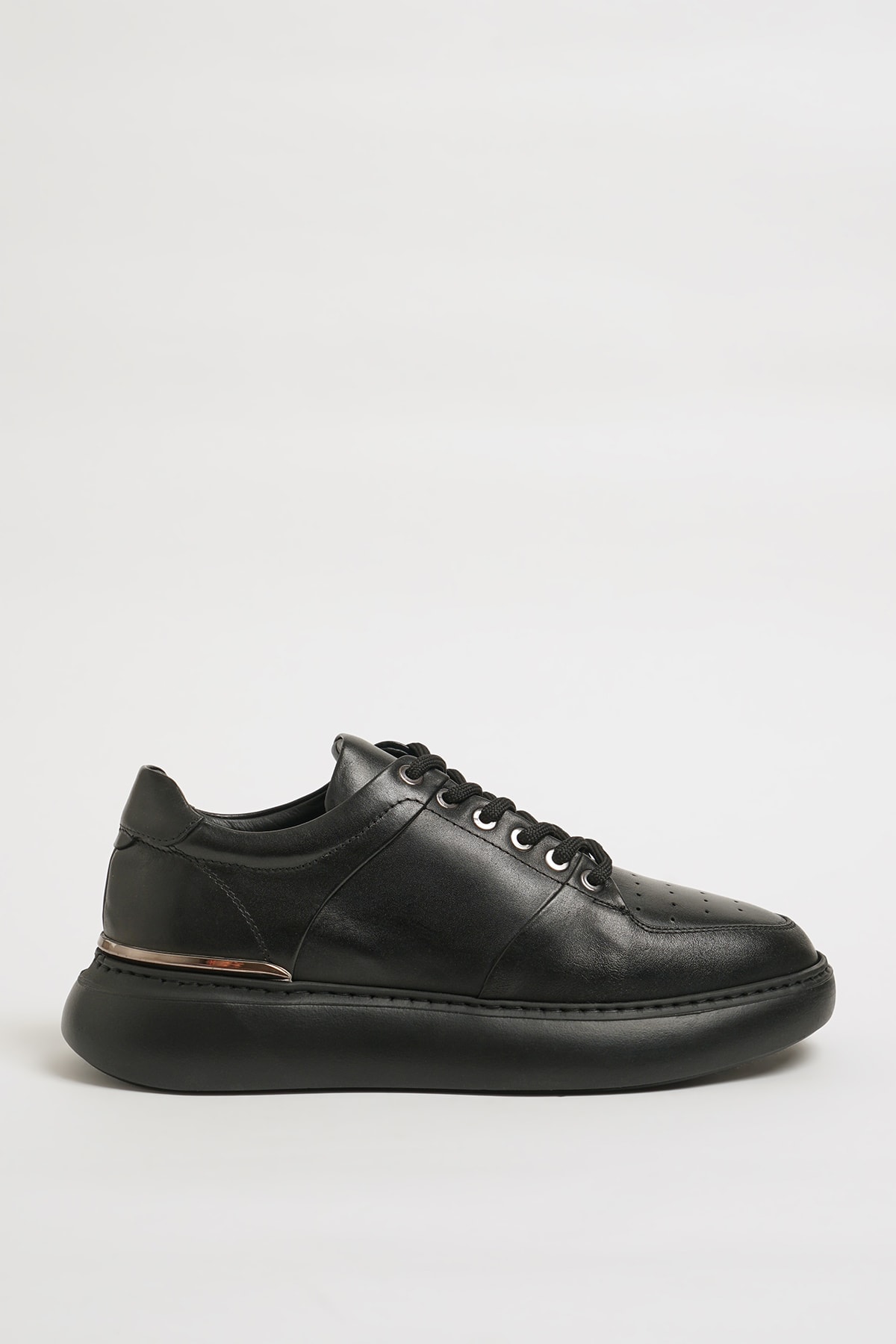 Gilbert Model Eva Taban Hakiki Deri Sneaker Ayakkabı - SİYAH