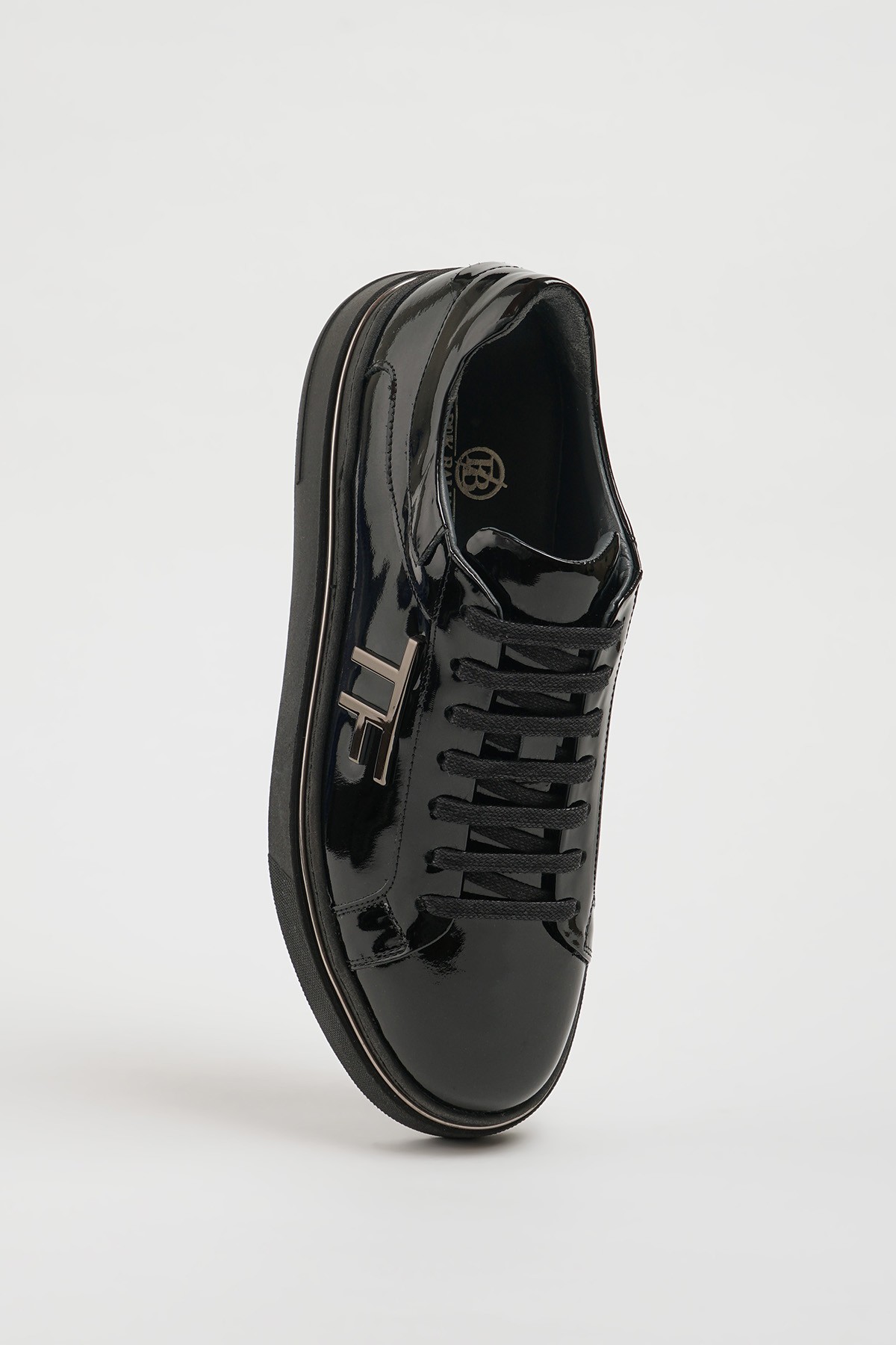 Titanik Model Hakiki Natural Deri İthal Taban Sneaker Ayakkabı - SİYAH