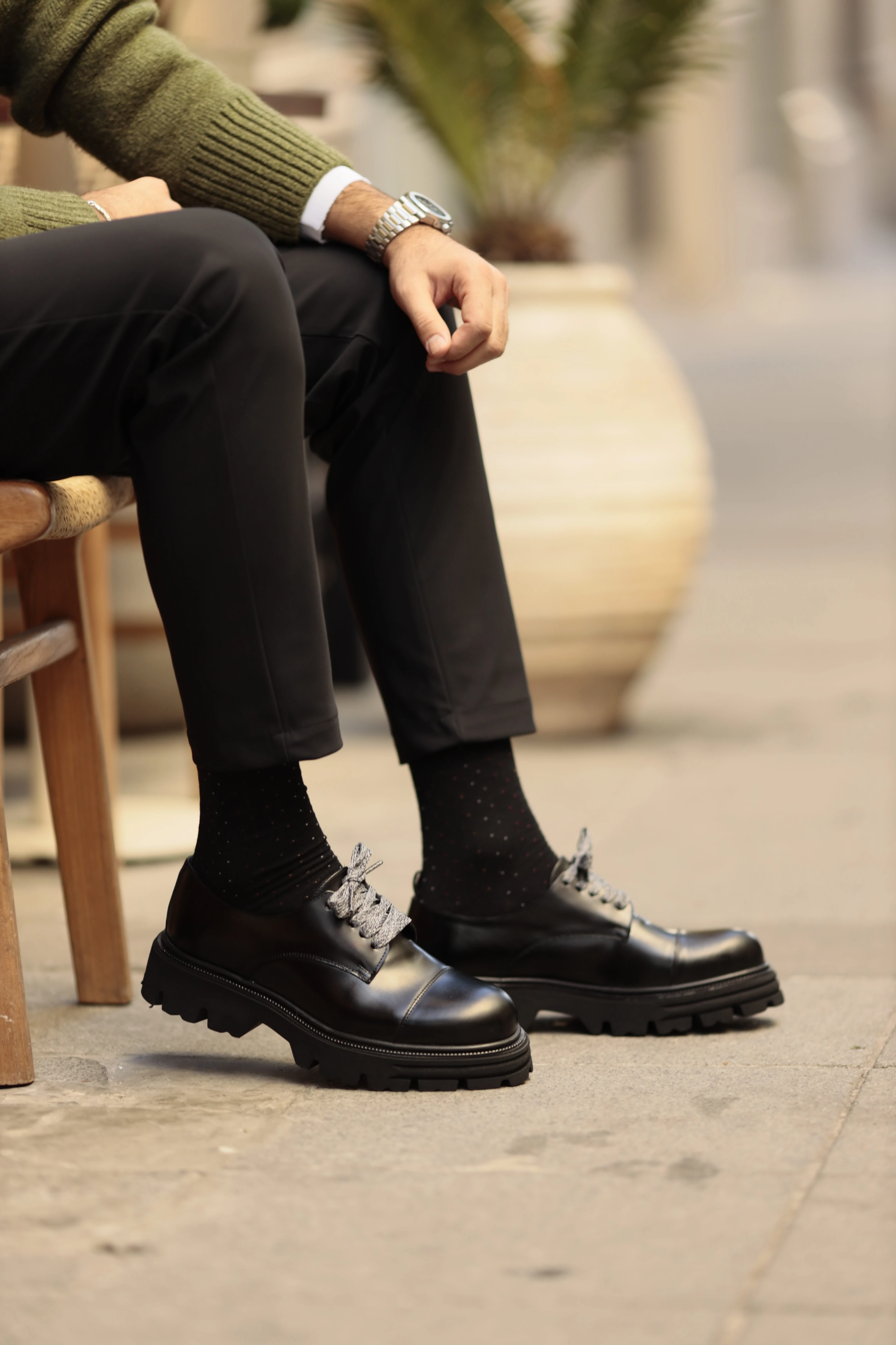 Riko Model Eva Taban Hakiki Açma Deri Casual Ayakkabı