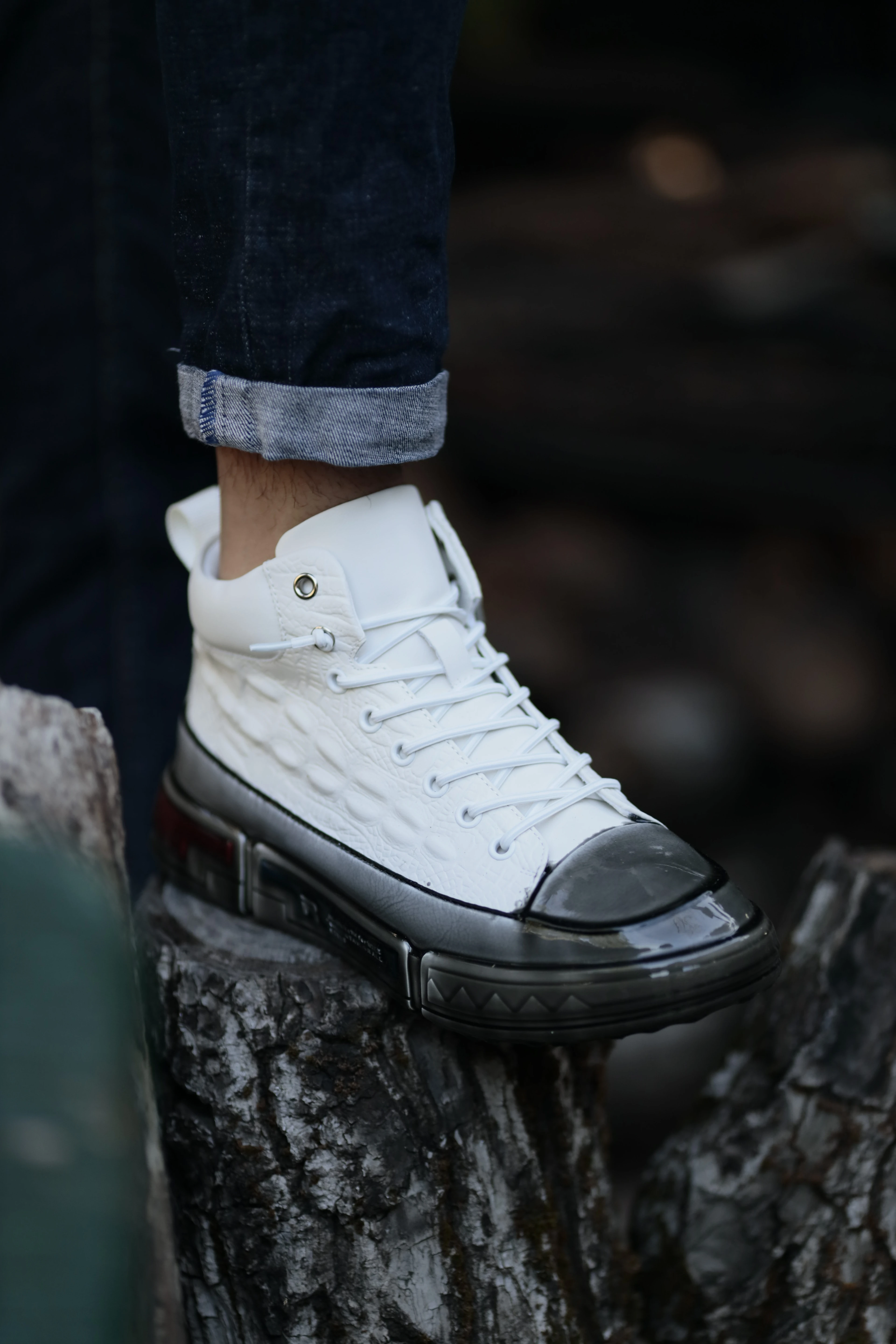 Brendon V2 Model Özel Jel Taban Kombinasyonlu Deri Bot