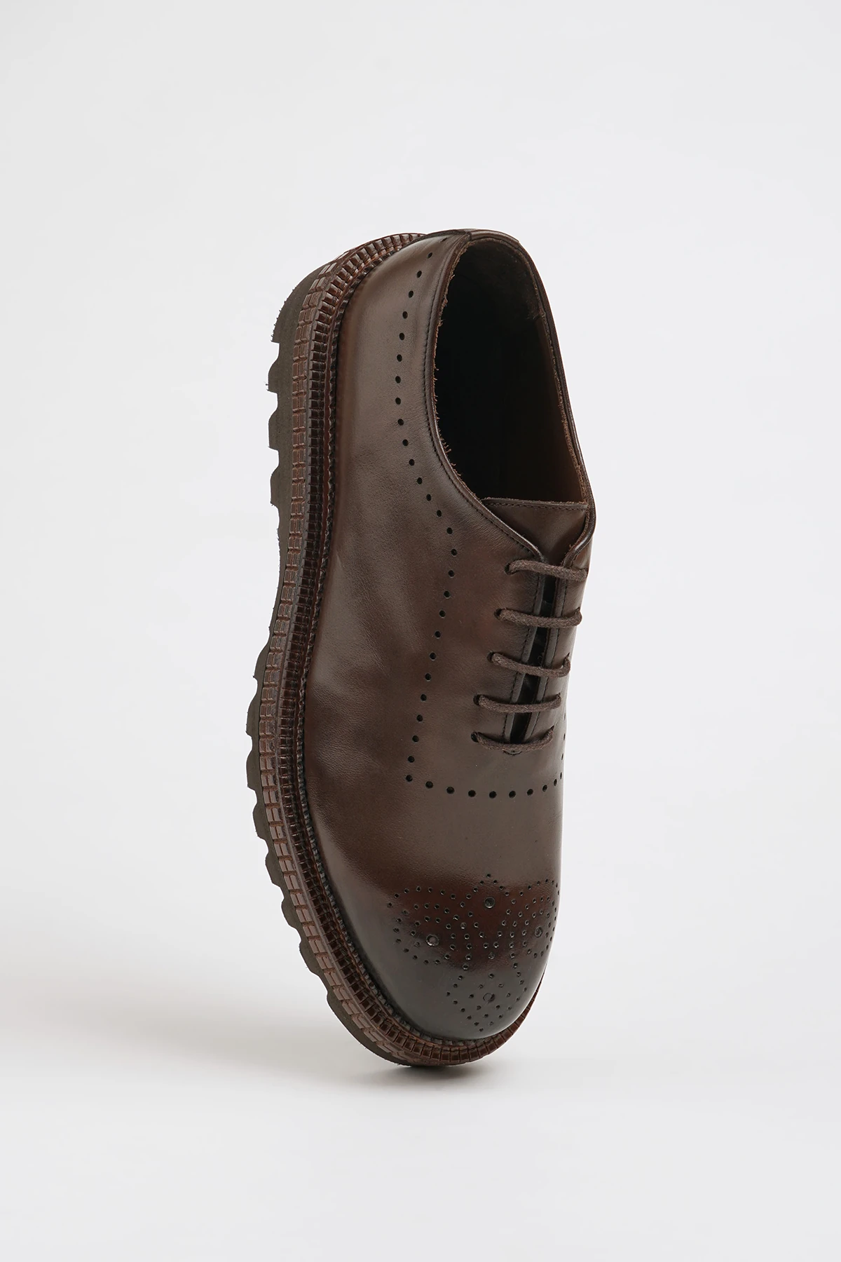 Özel Sarma Taban Hakiki Natural Deri Casual Ayakkabı