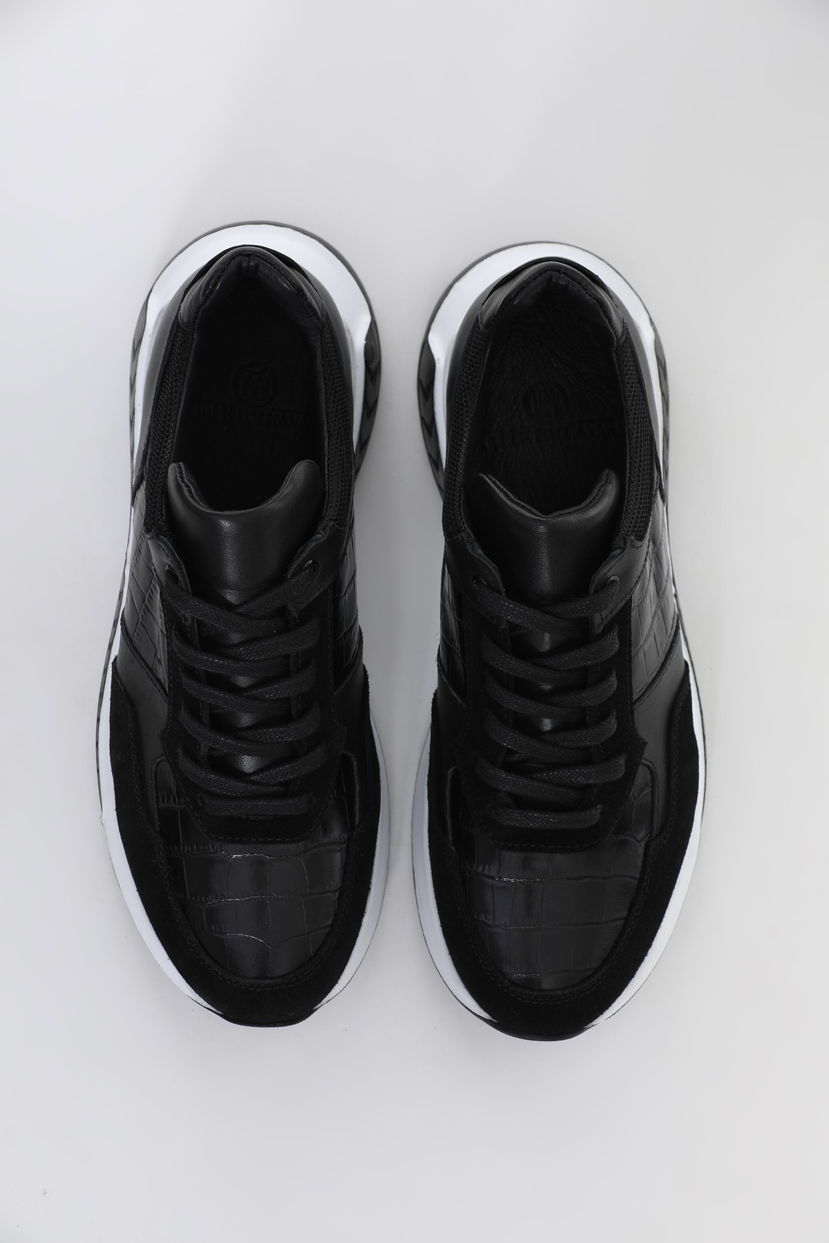 EVA SOLE CROCO LEATHER SNEAKER SHOES 