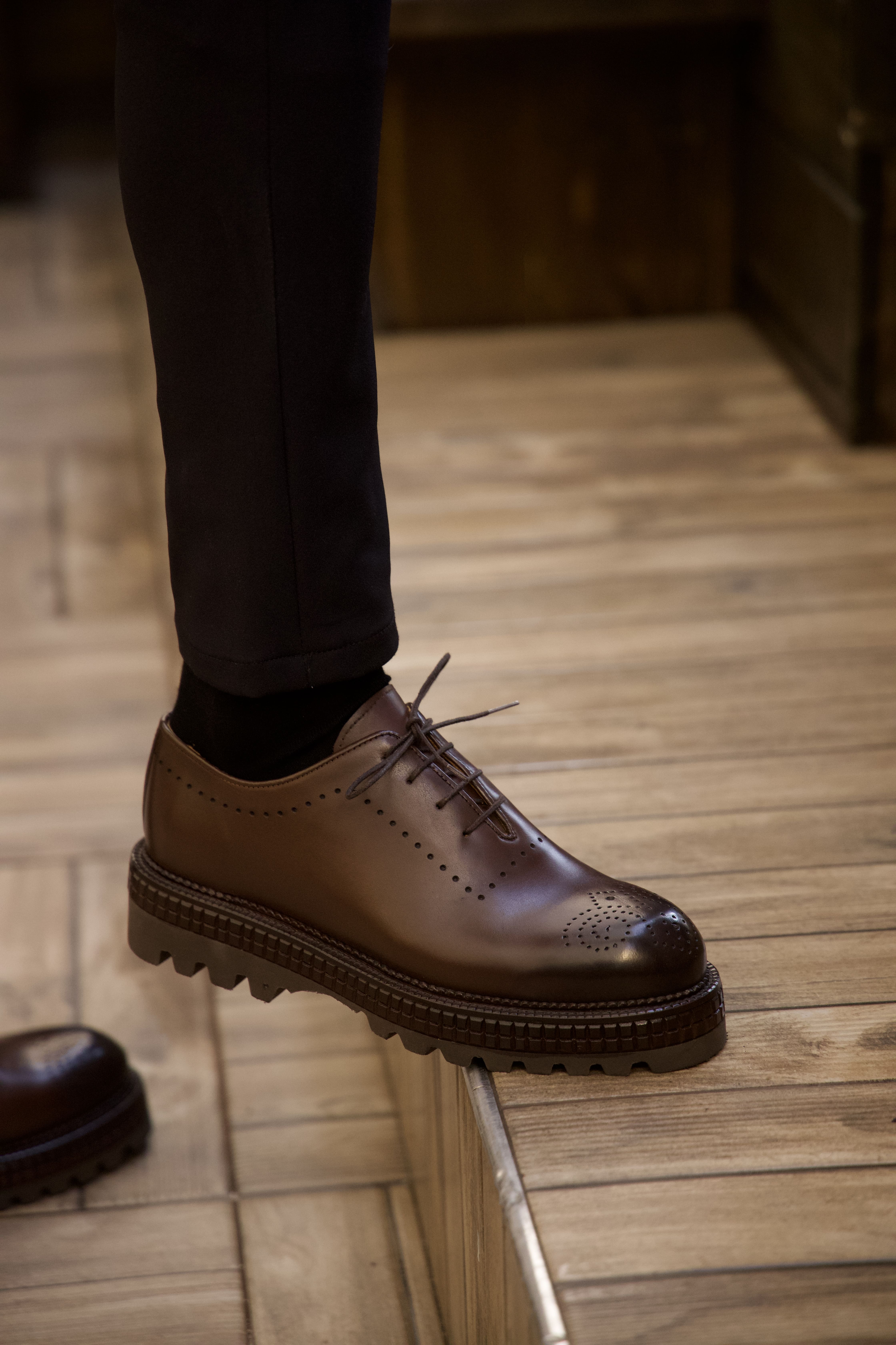 Özel Sarma Taban Hakiki Natural Deri Casual Ayakkabı