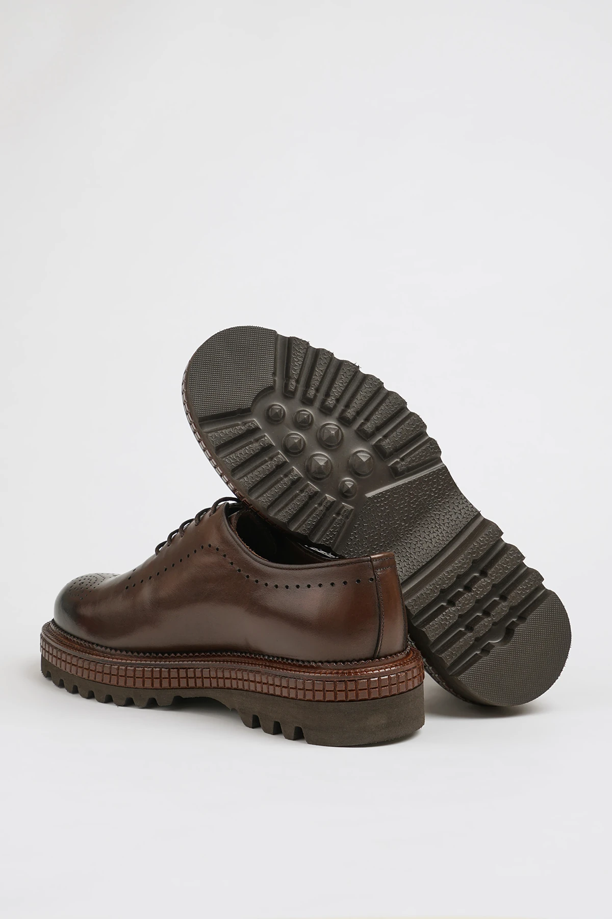 Özel Sarma Taban Hakiki Natural Deri Casual Ayakkabı