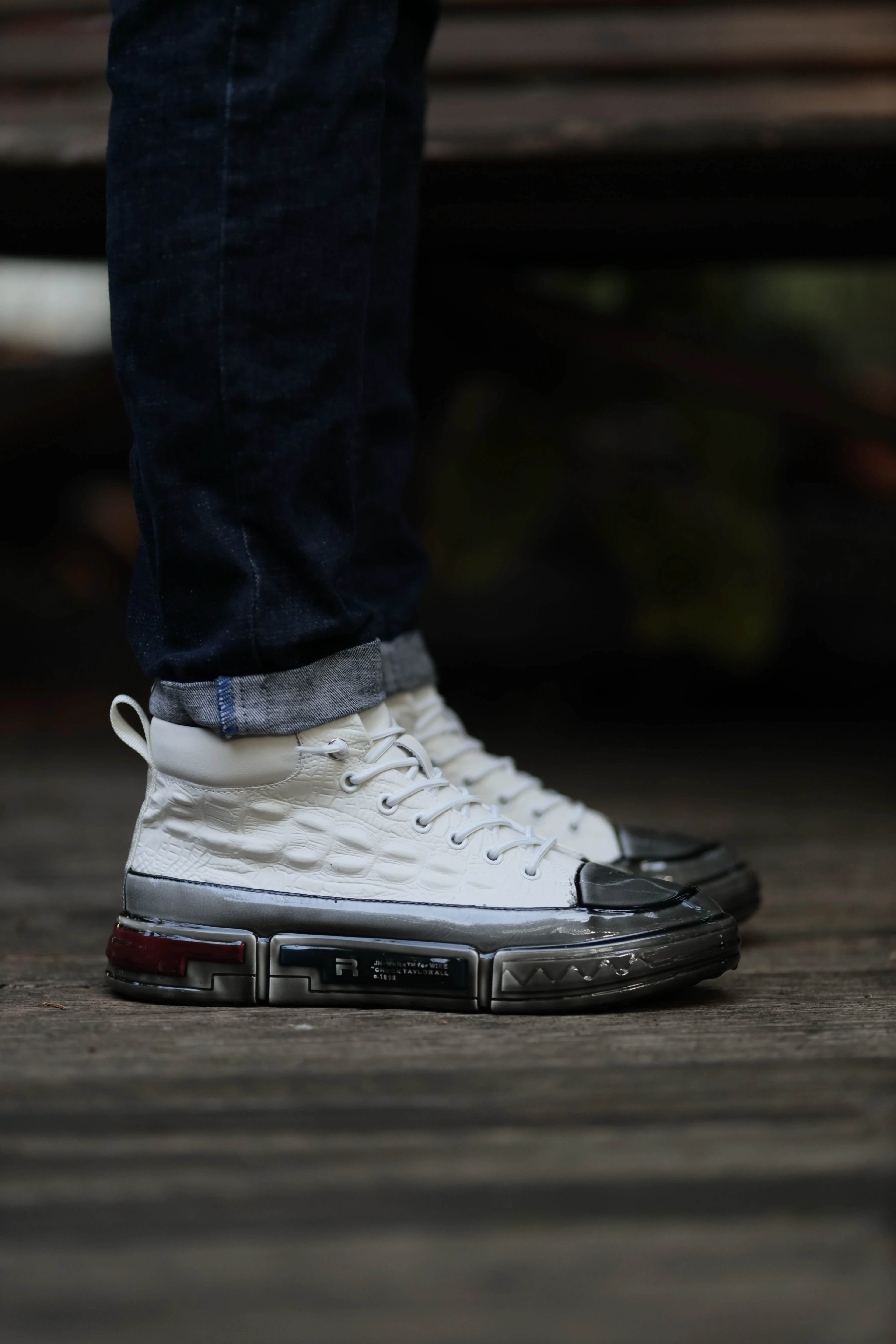 Brendon V2 Model Özel Jel Taban Kombinasyonlu Deri Bot