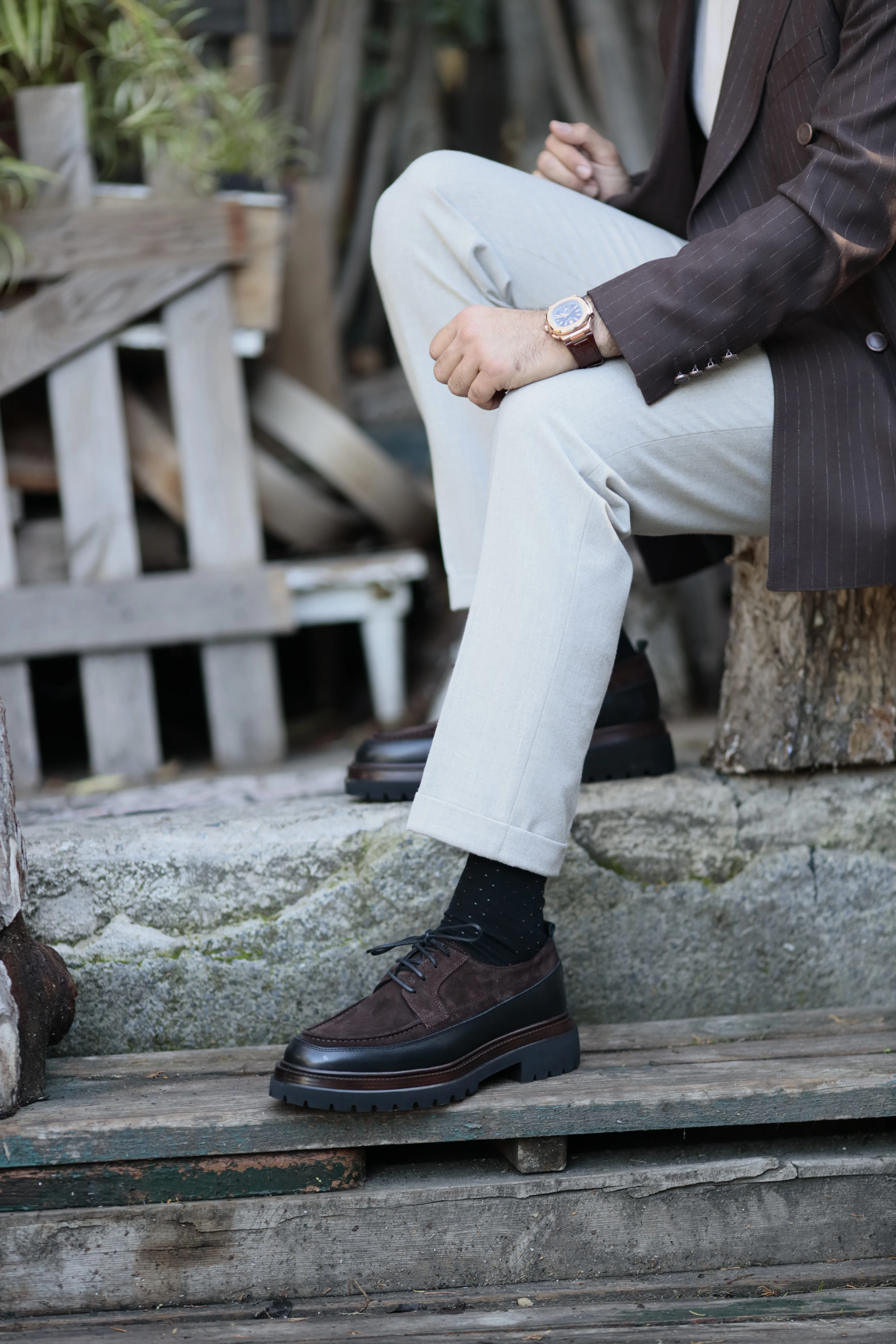 Eddy V2 Model Süet Deri Eva Taban Casual Ayakkabı - KAHVERENGİ