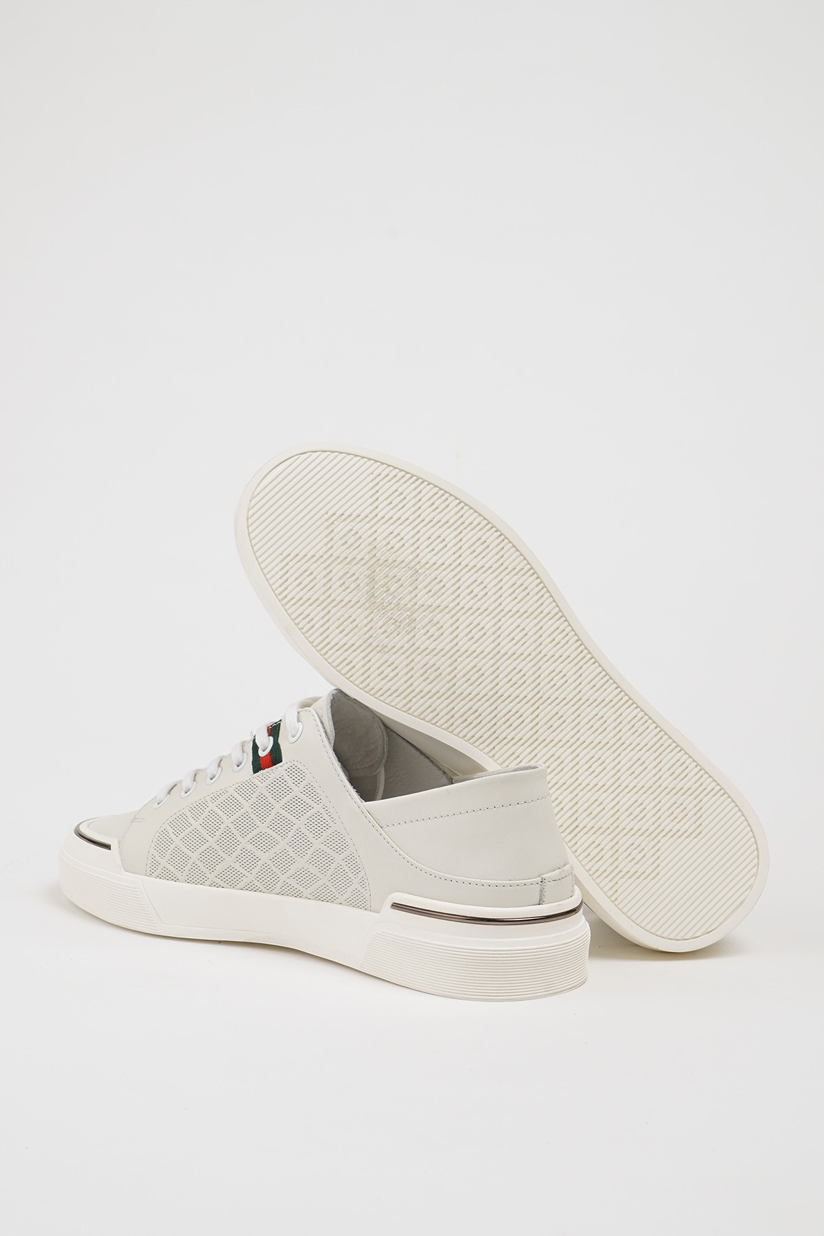 Londo Model İthal Taban Kombinasyonlu Deri Sneaker Ayakkabı