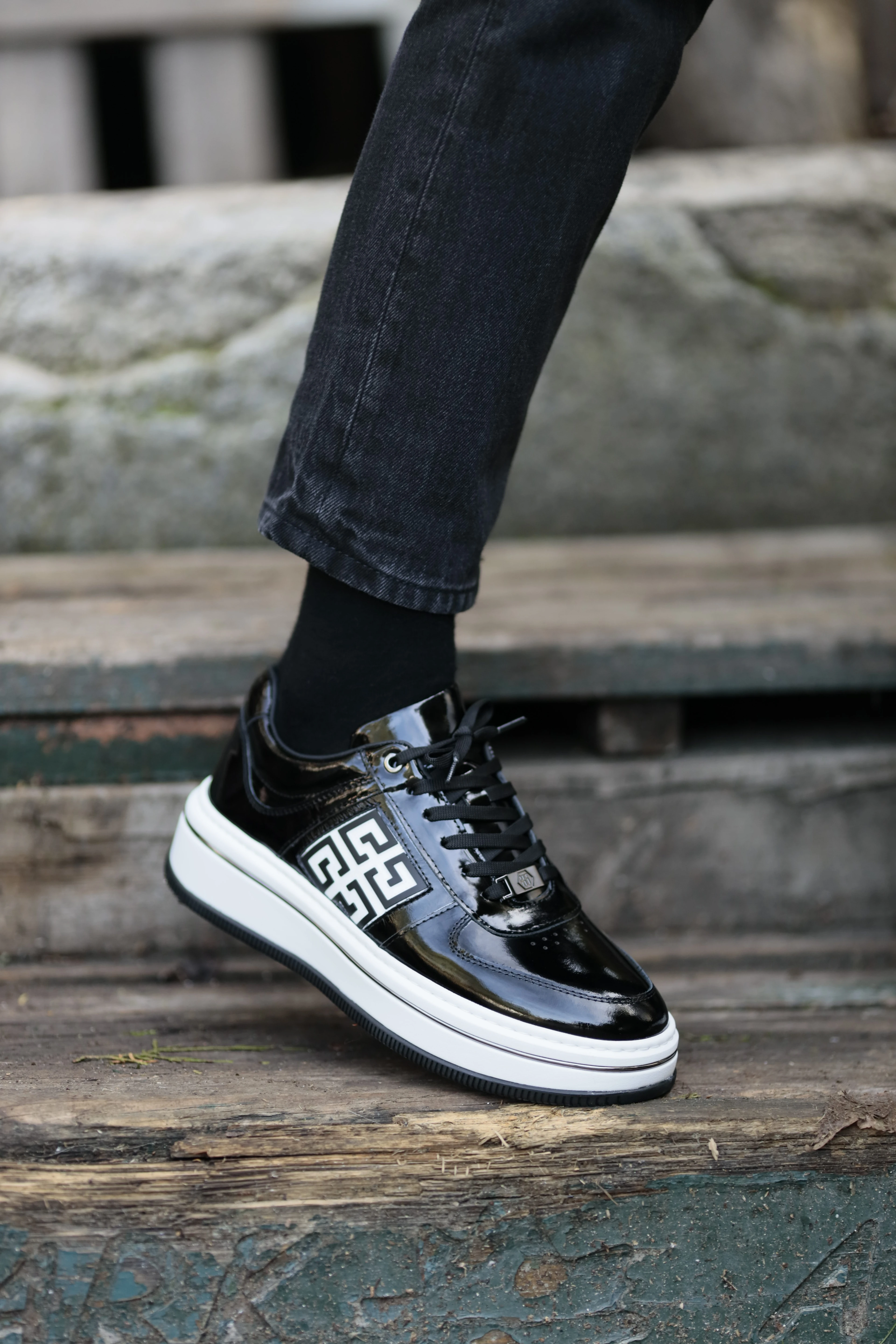 Matias Model İthal Taban Hakiki Deri Sneaker Ayakkabı