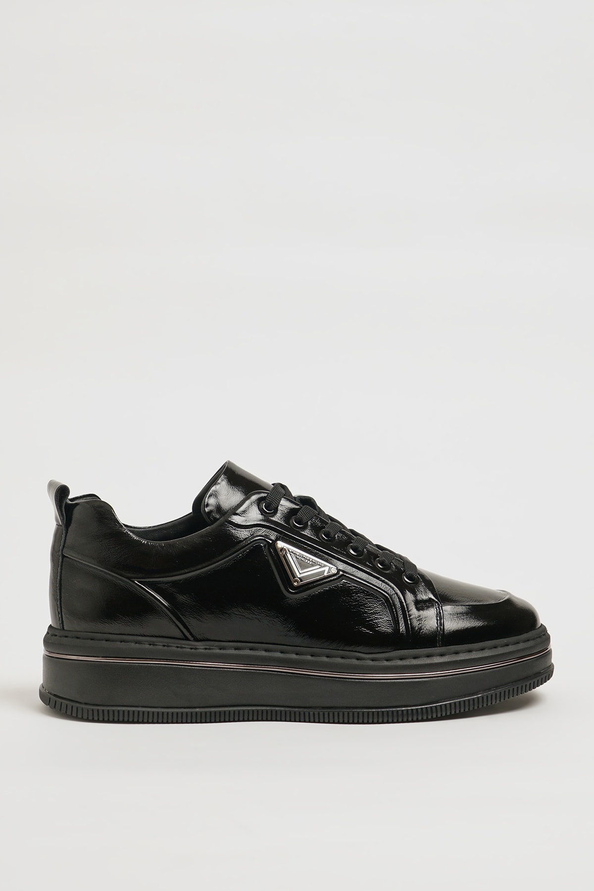 Samuel Model İthal Taban Hakiki Deri Sneaker Ayakkabı - SİYAH