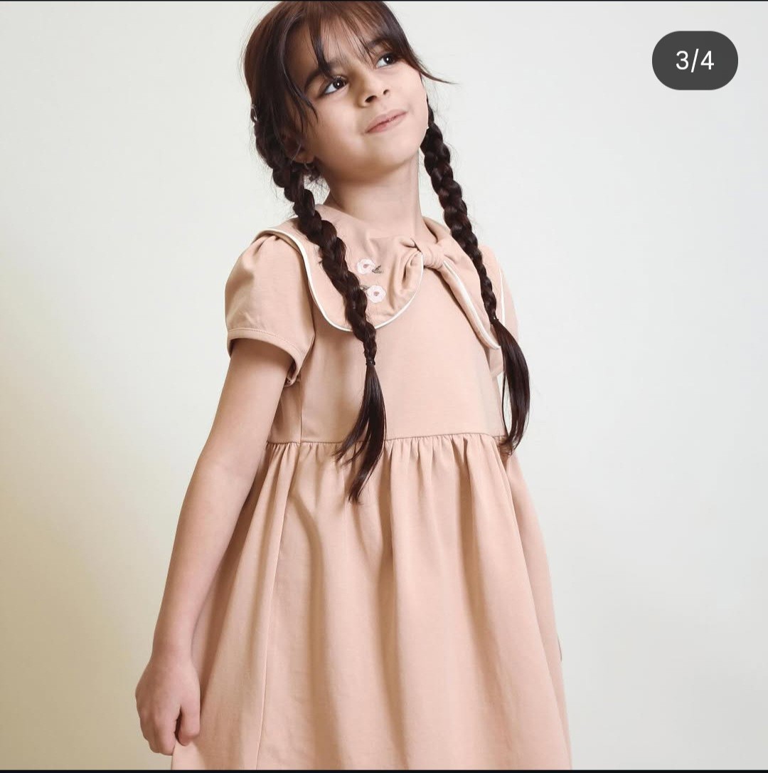 Yakalı Model Penye Elbise