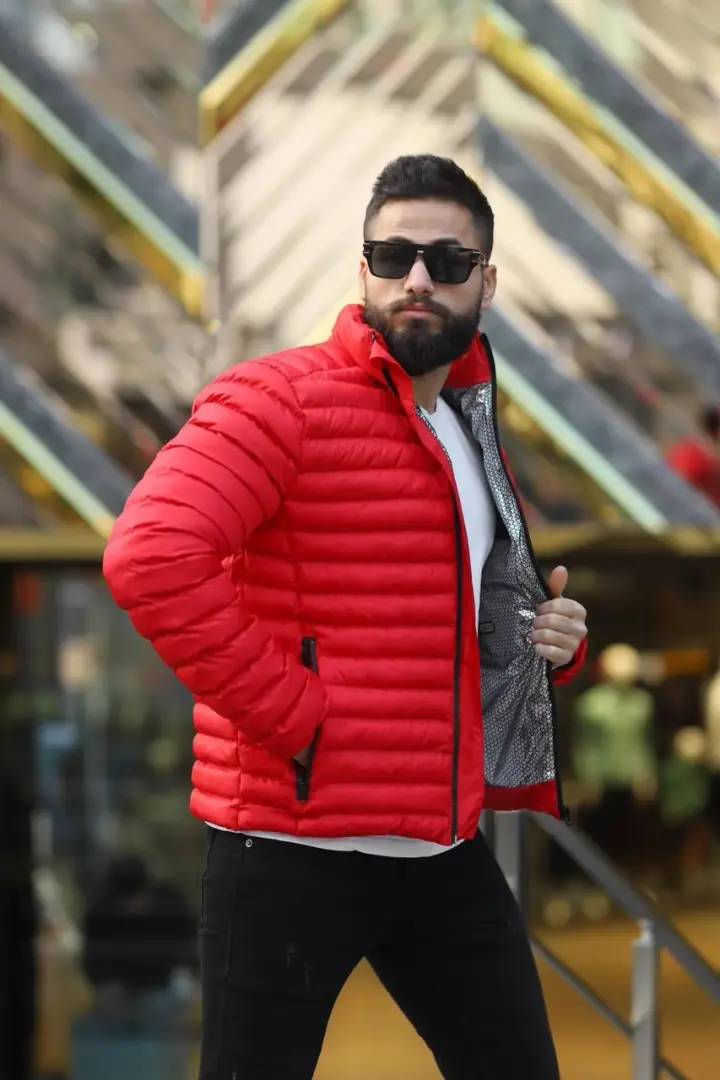 Columbia Su Ve Rüzgar Geçirmez Mont - Kırmızı