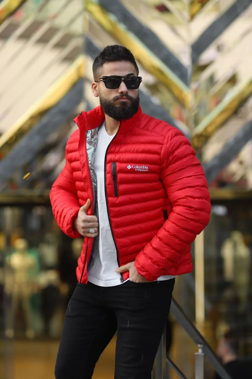 Columbia Su Ve Rüzgar Geçirmez Mont - Kırmızı