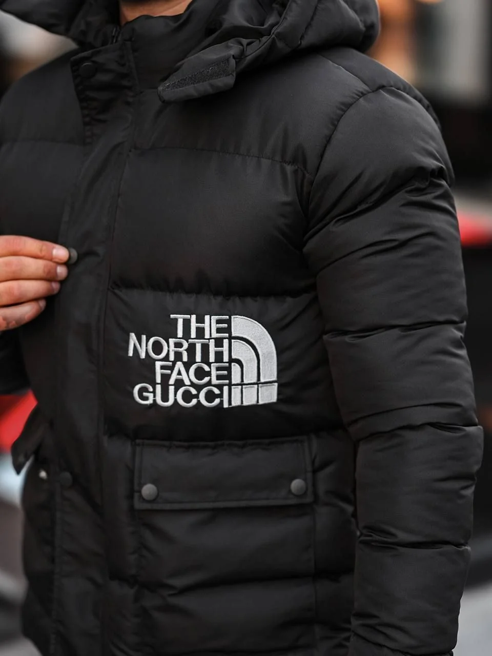 Gucci Su Ve Rüzgar Geçirmez Mont - Siyah