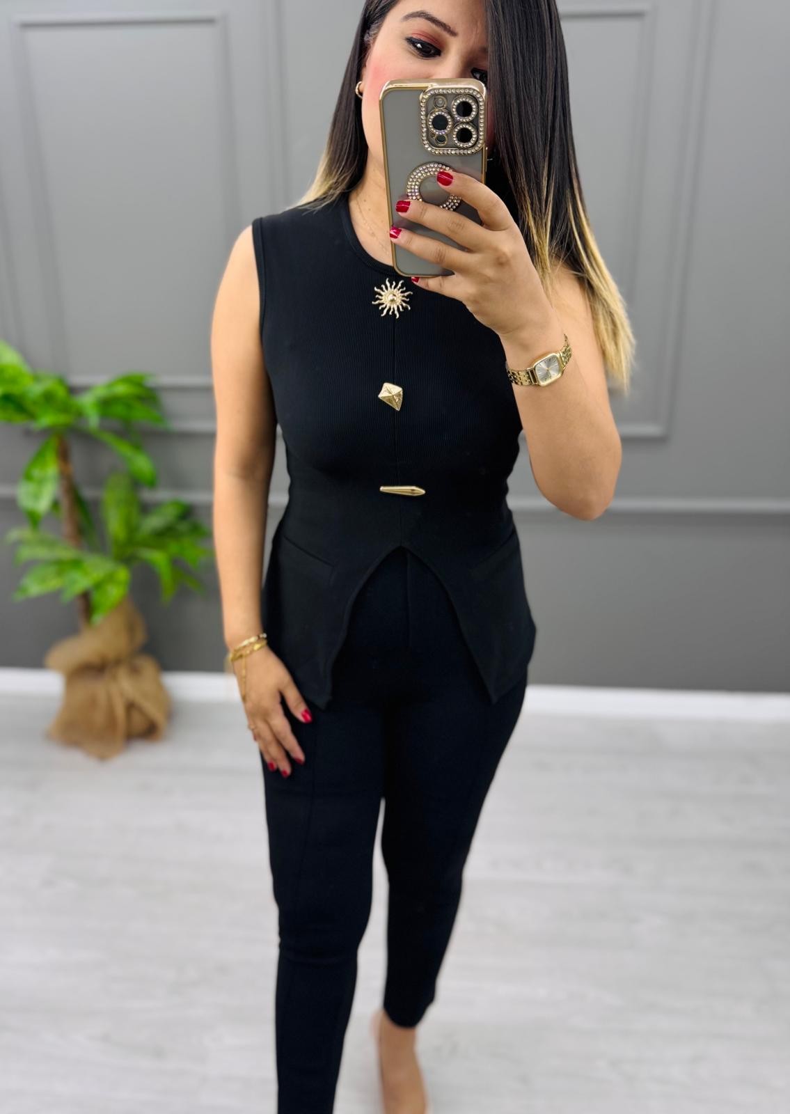 Tasarım Düğmeli Ottoman Bady