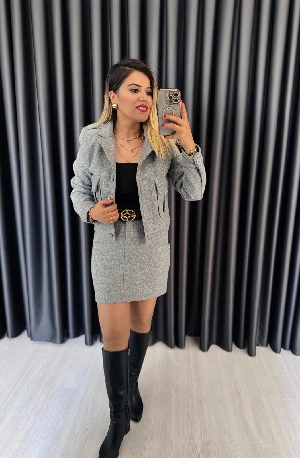 CEPLİ ETEKLİ ASTARLI KAŞE TAKIM