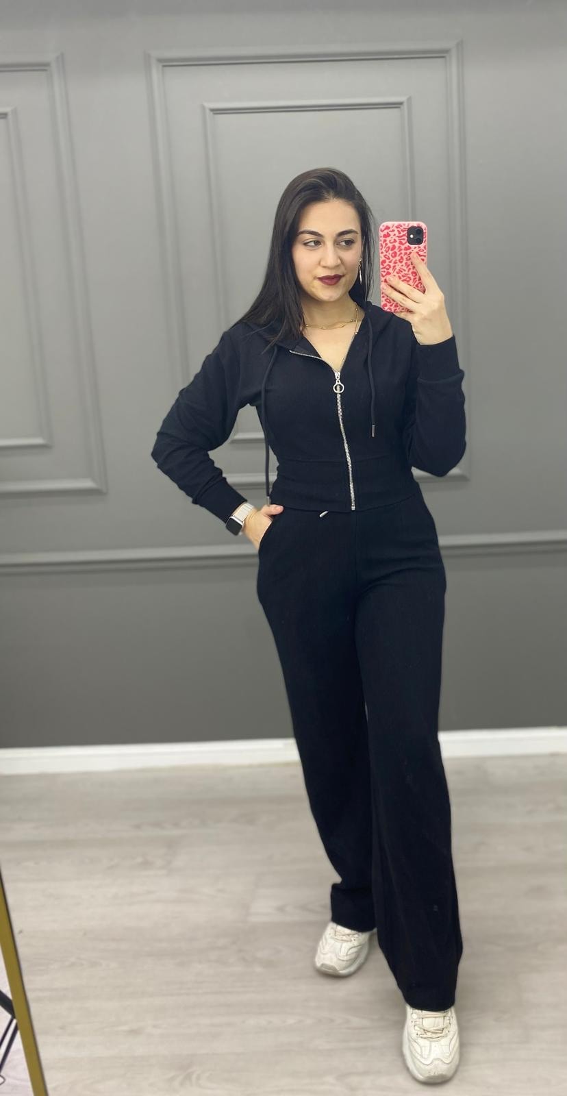 FİTİLLİ SELANİK KUMAŞ KAPŞONLU TAKIM