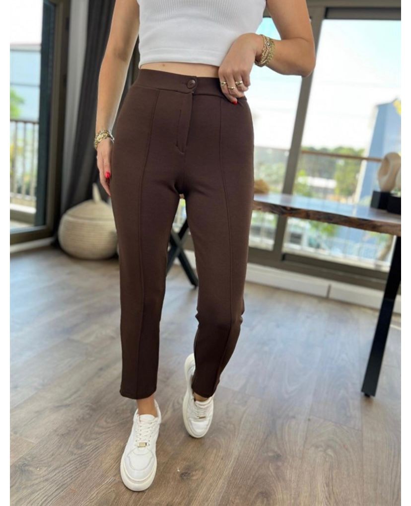 LİKRALI KUMAŞ PANTOLON ENTER