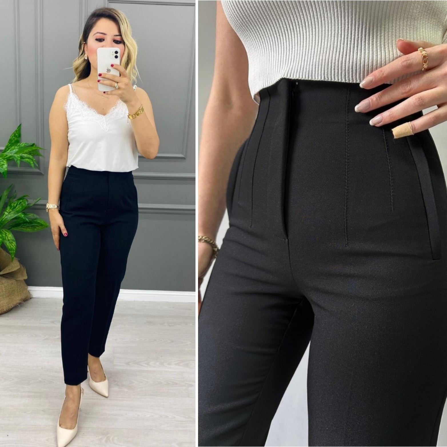 ZARA KUMAŞ PANTOLON
