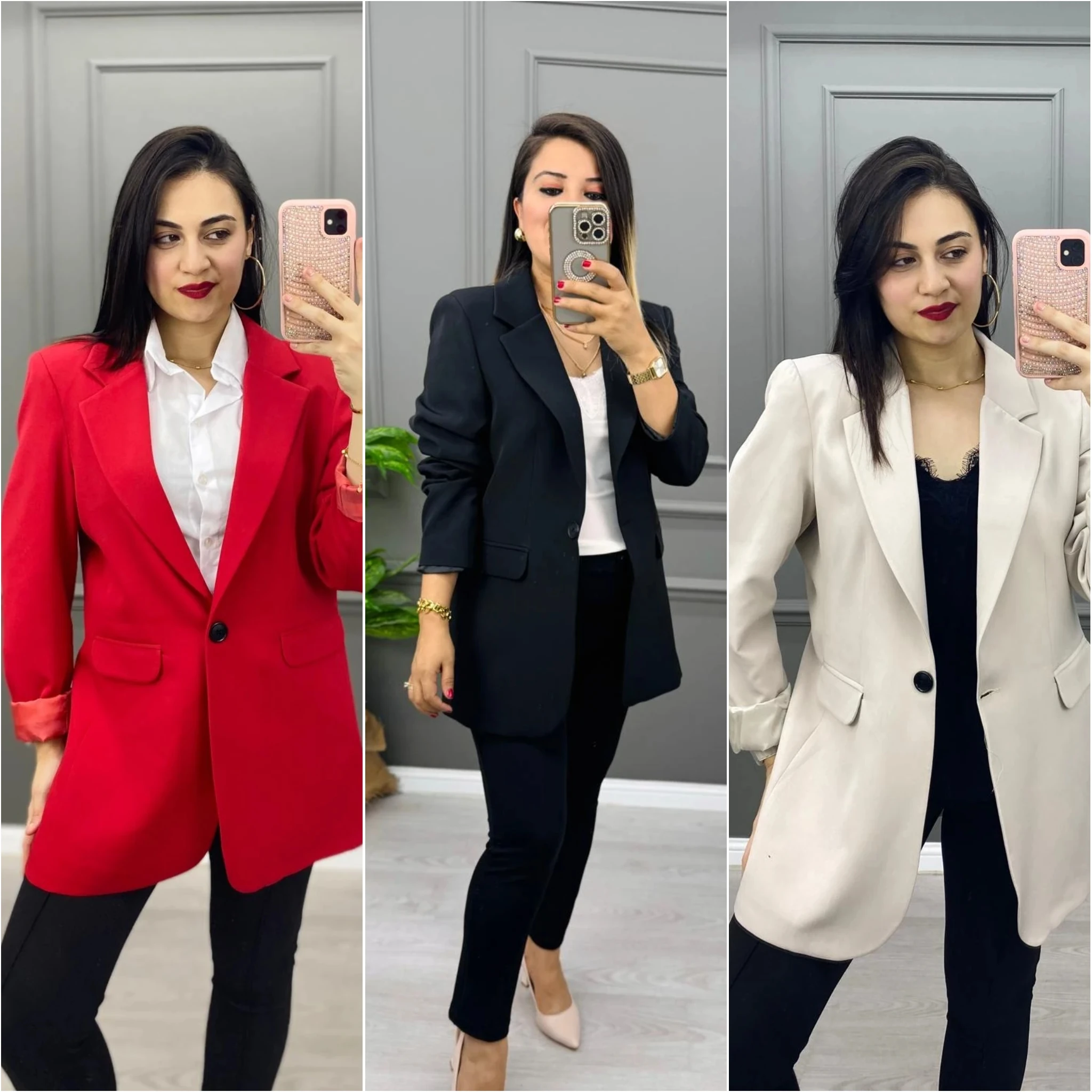 Vatkalı Blazer Ceket