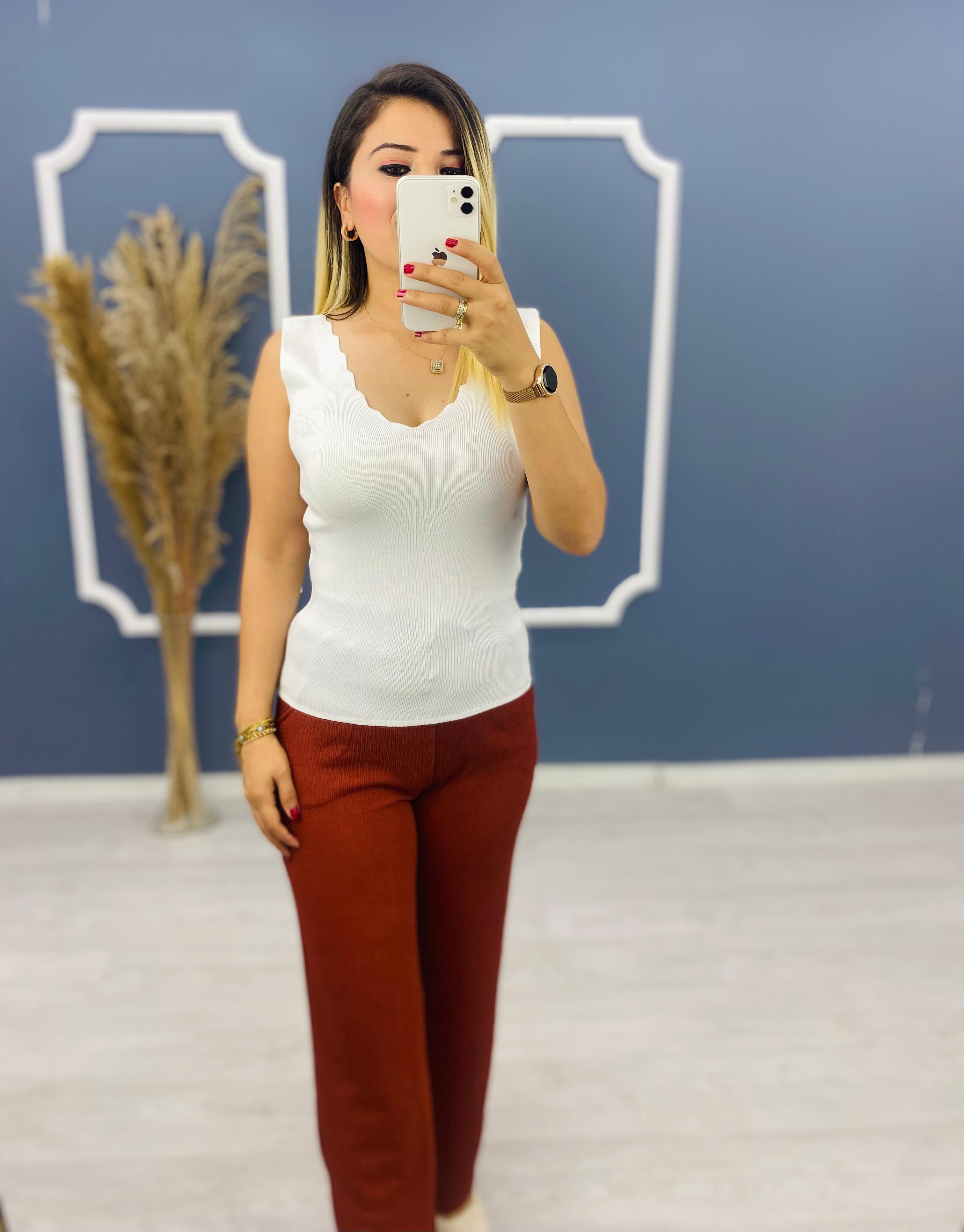 MERDİVEN YAKA CROP