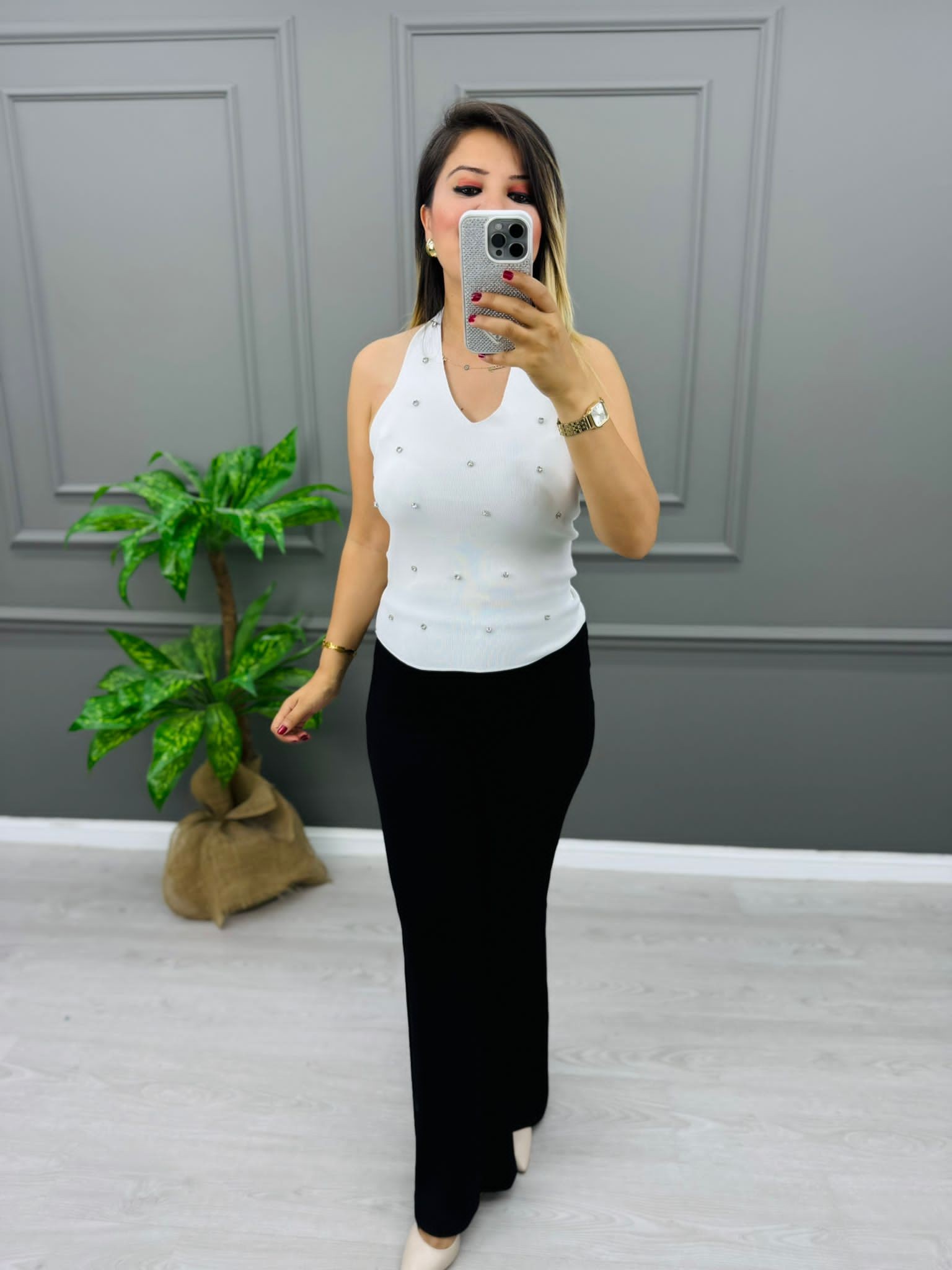 İşleme Taşlı Crop