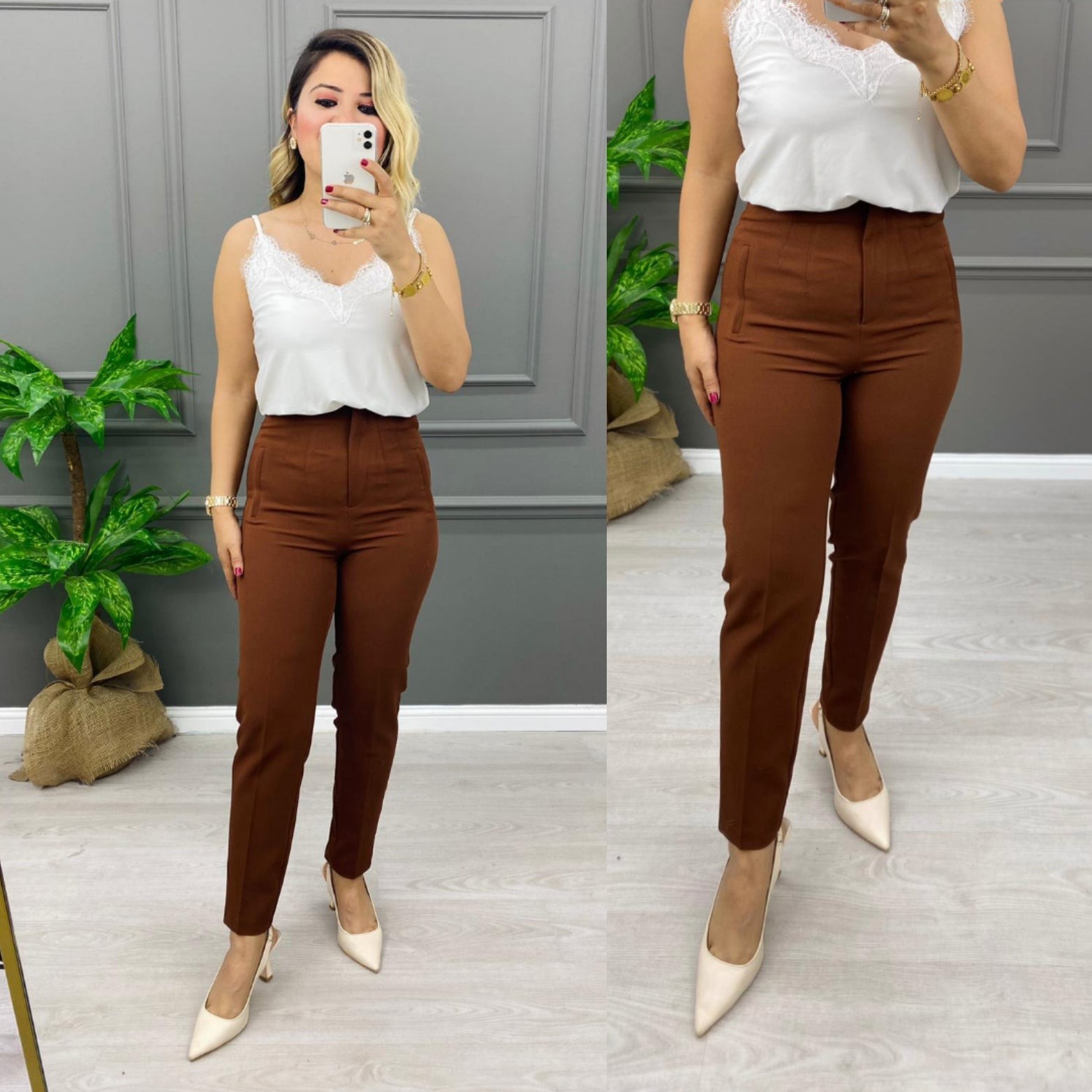 ZARA KUMAŞ PANTOLON