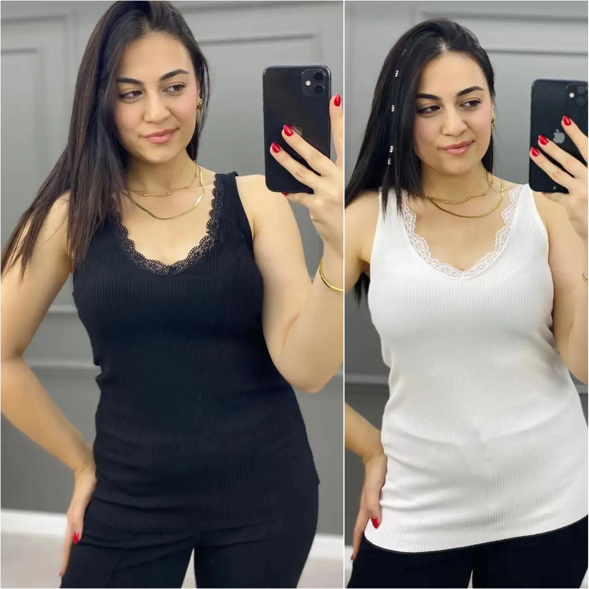 KAŞKORSE DANTELLİ ATLET