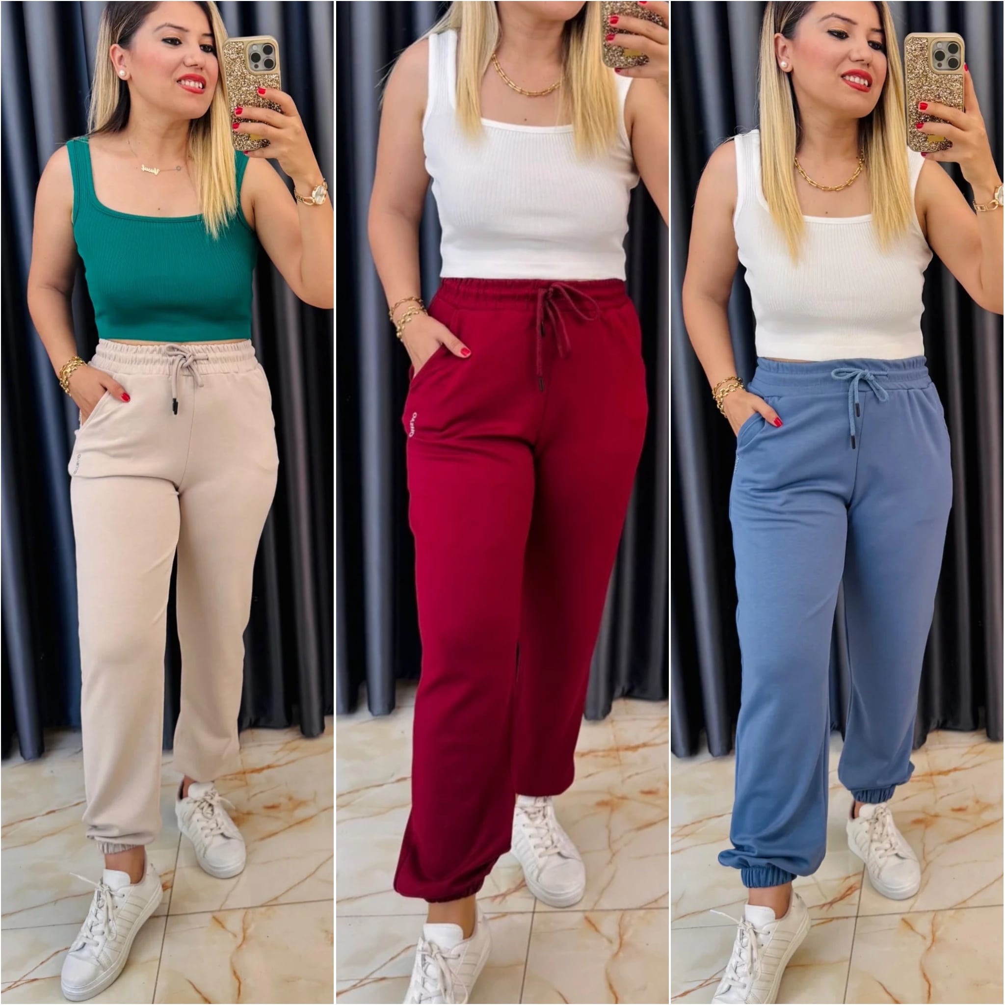 Paça Lastikli Oysho Baskı Eşofman Altı
