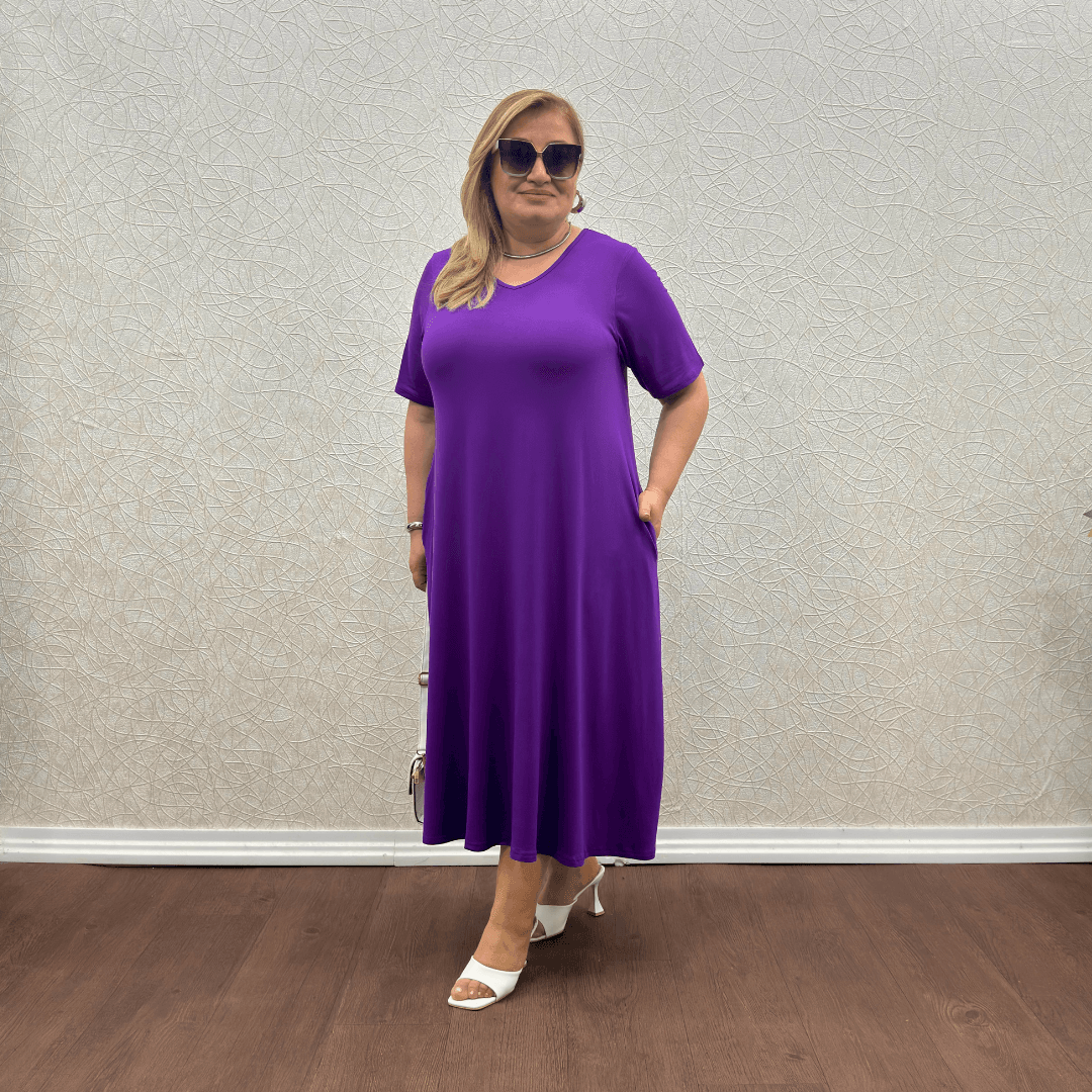 Dilek Elbise - Mor