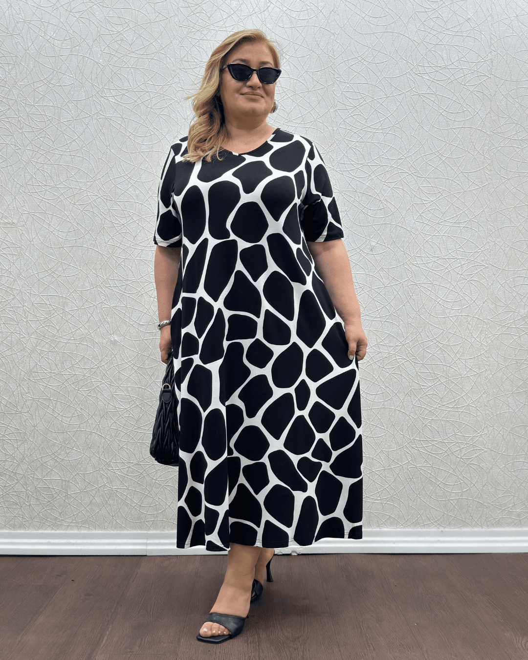 Dilek Elbise - Çakıl Desenli