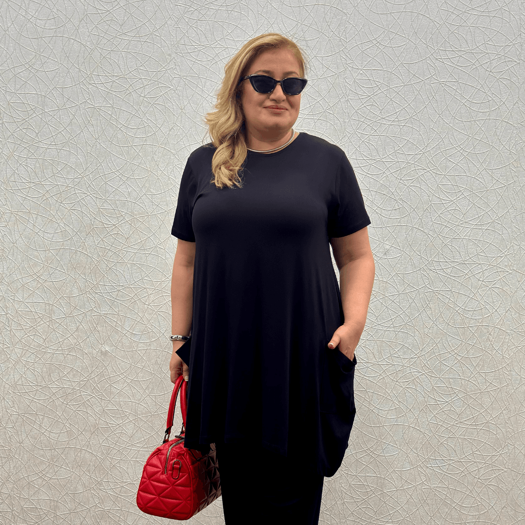 Kısa Kol Jumbo Tunik