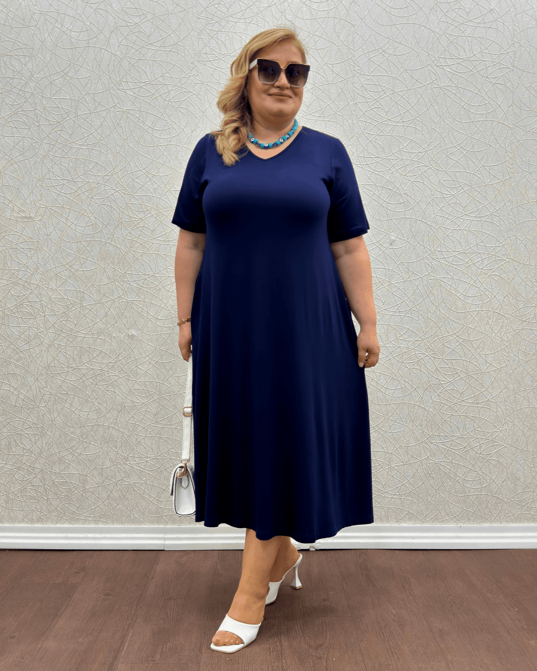 Dilek Elbise - Lacivert