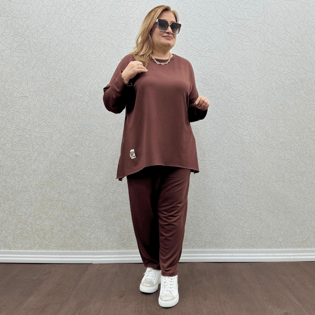 Armalı Takım - Kahverengi
