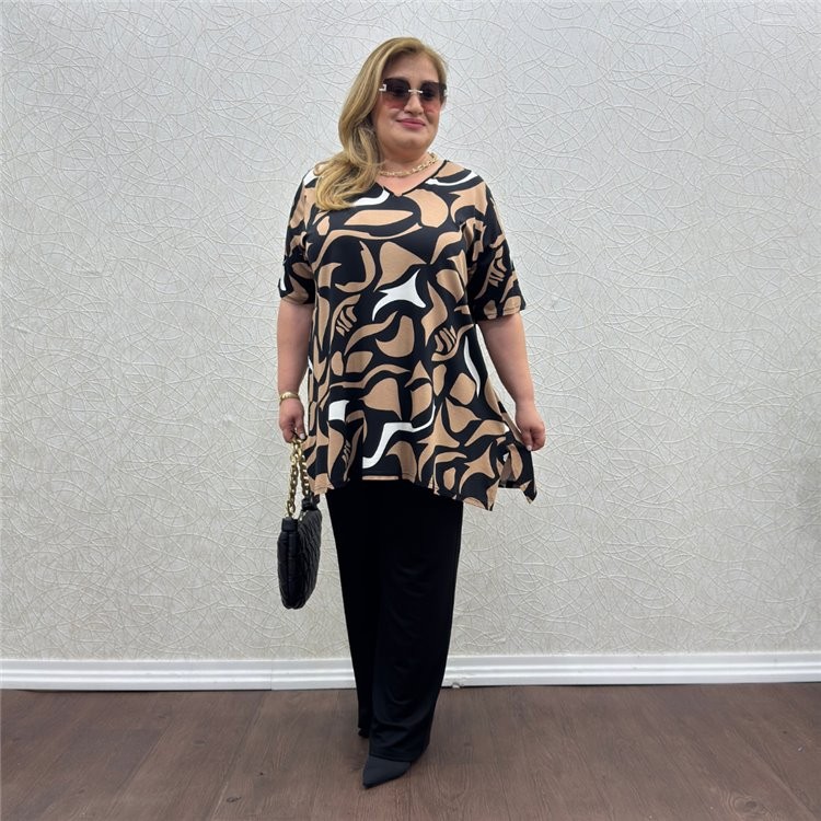 Siyah Sude Desen