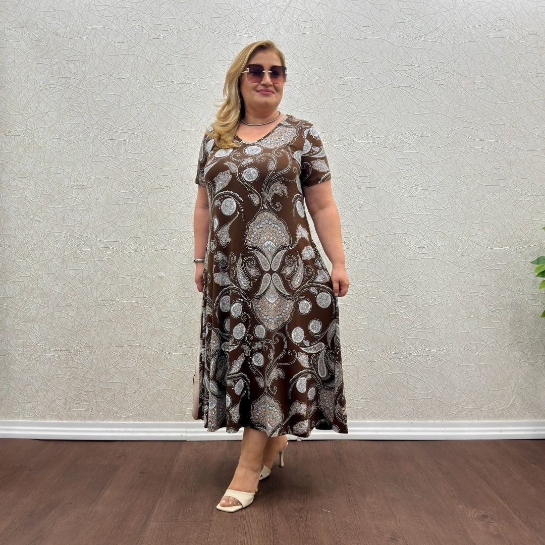 Elif Elbise - Kahverengi