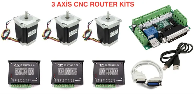 3 Axis CNC Router Kit $ 159.00 | Sumozade.com