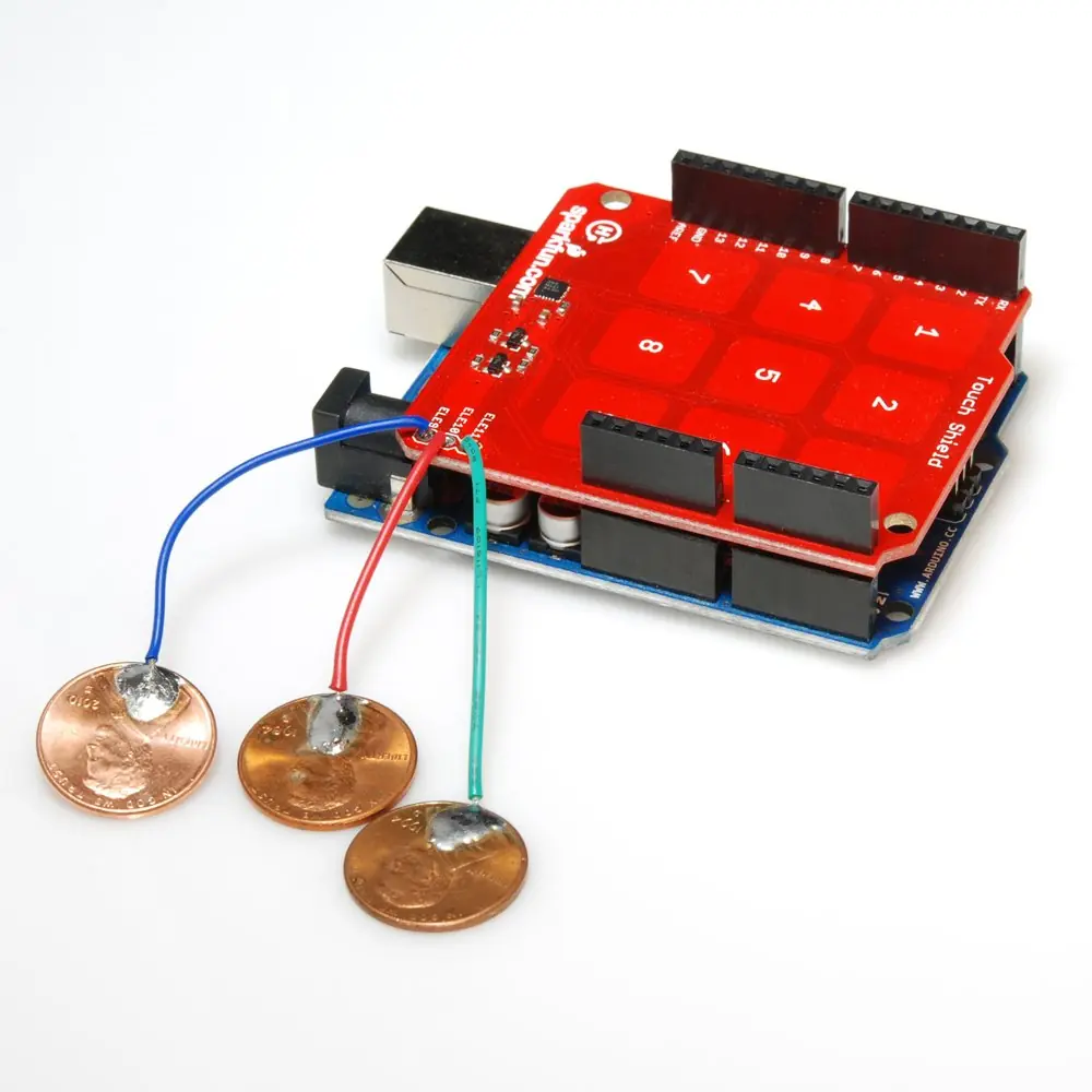 3x3 Capacitive Touch Keypad Shield $ 22.00 | Sumozade.com